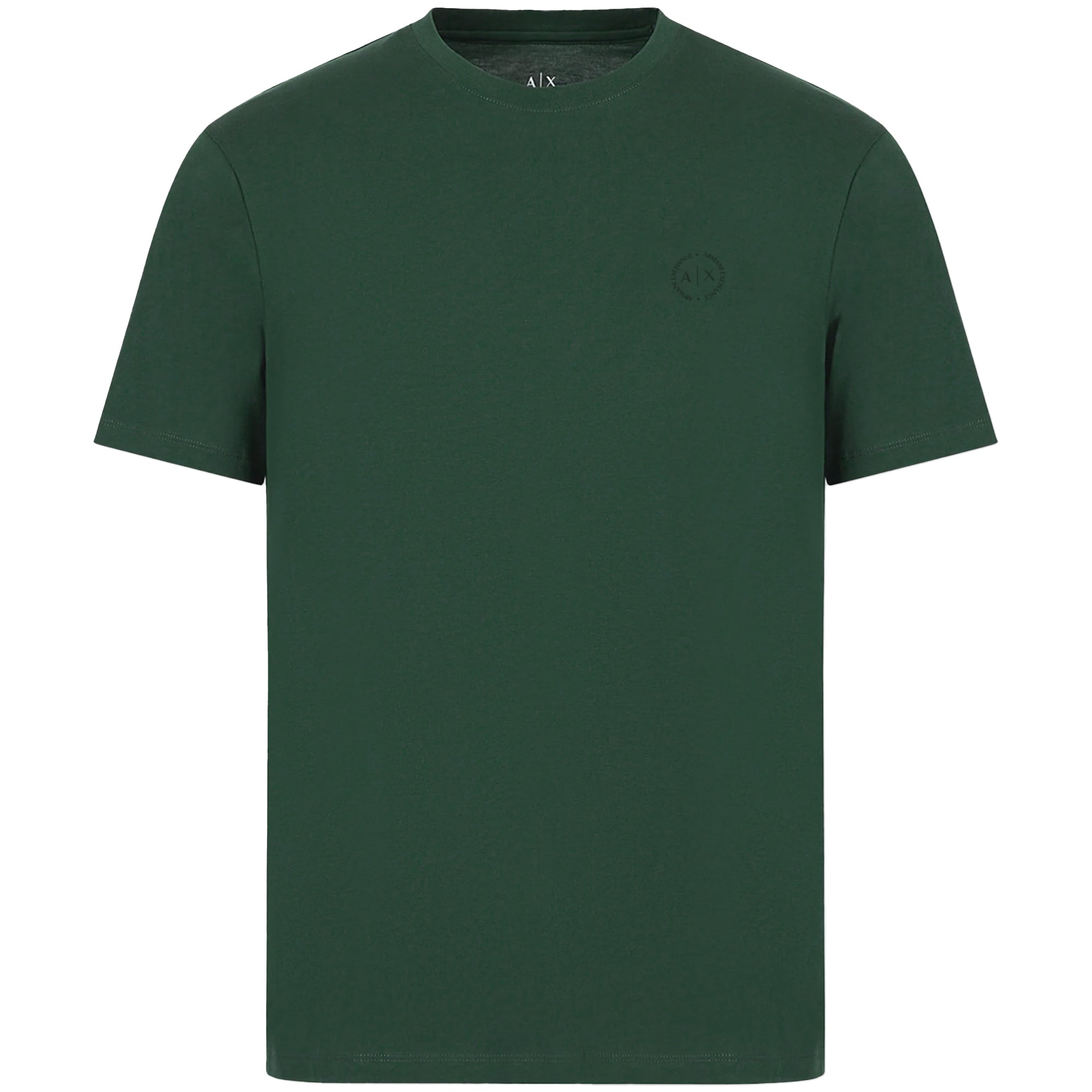 Armani Exchange Small Chest Logo Stretch T Shirt Duck Green