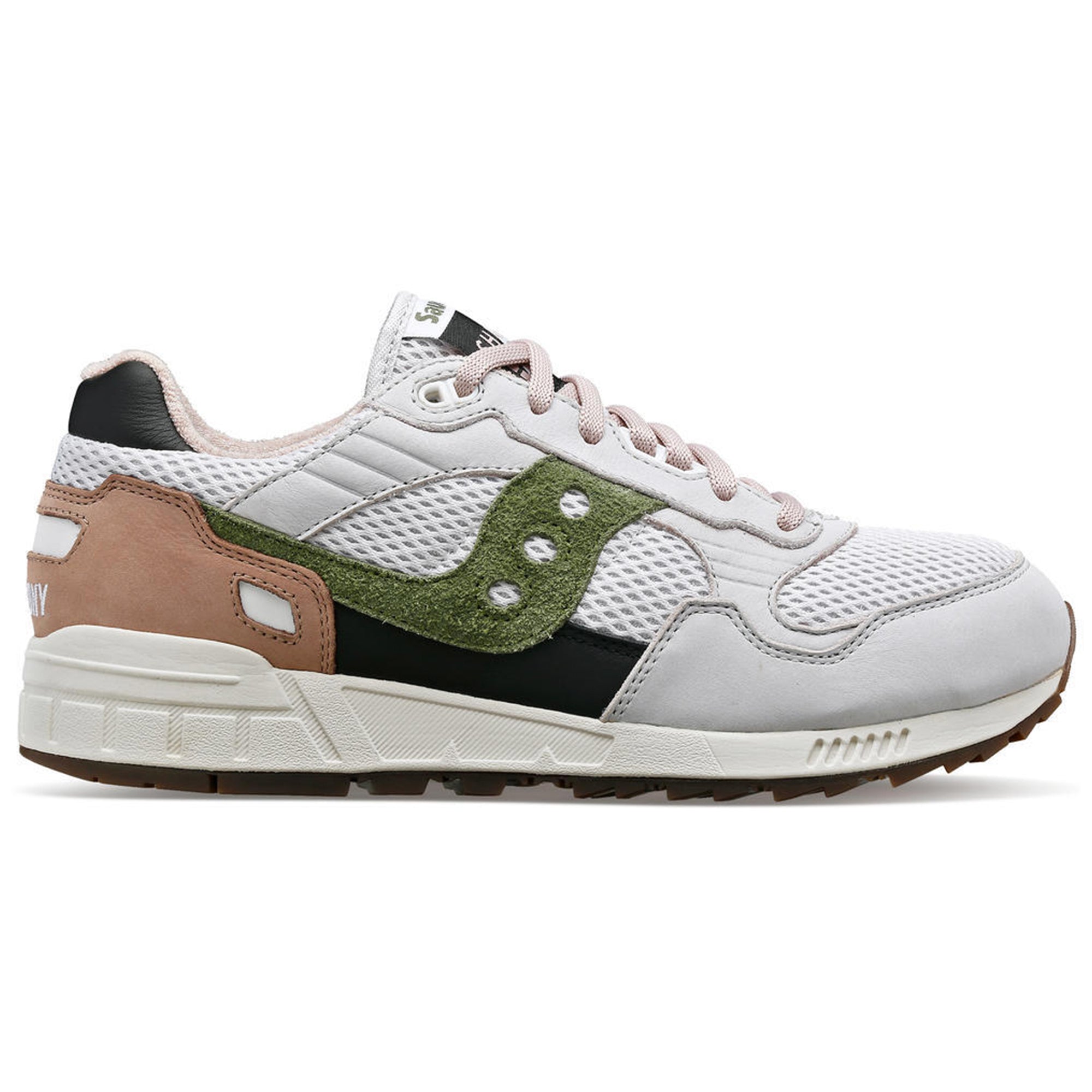 Saucony shadow 5000 vintage trainer in off on sale white