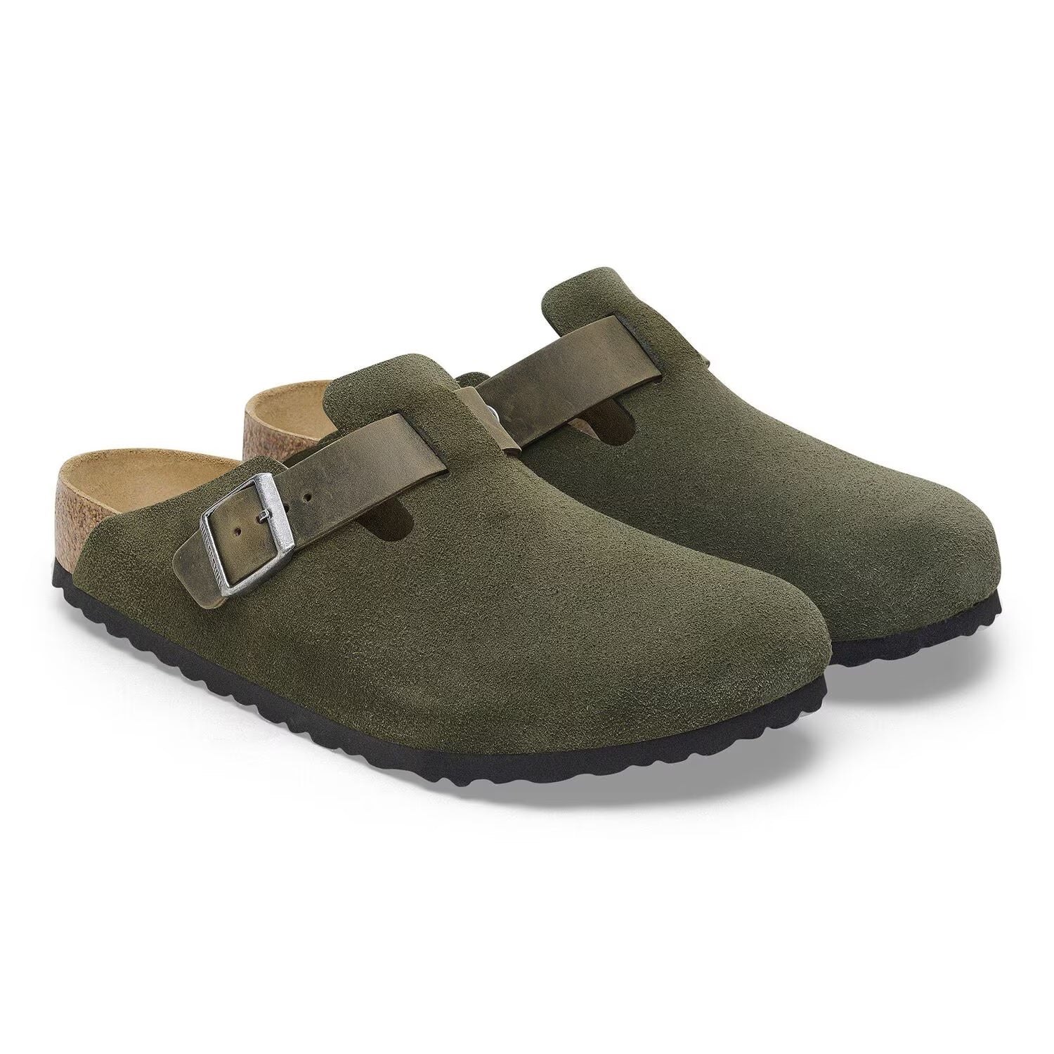 Birkenstock Boston Suede Sandals