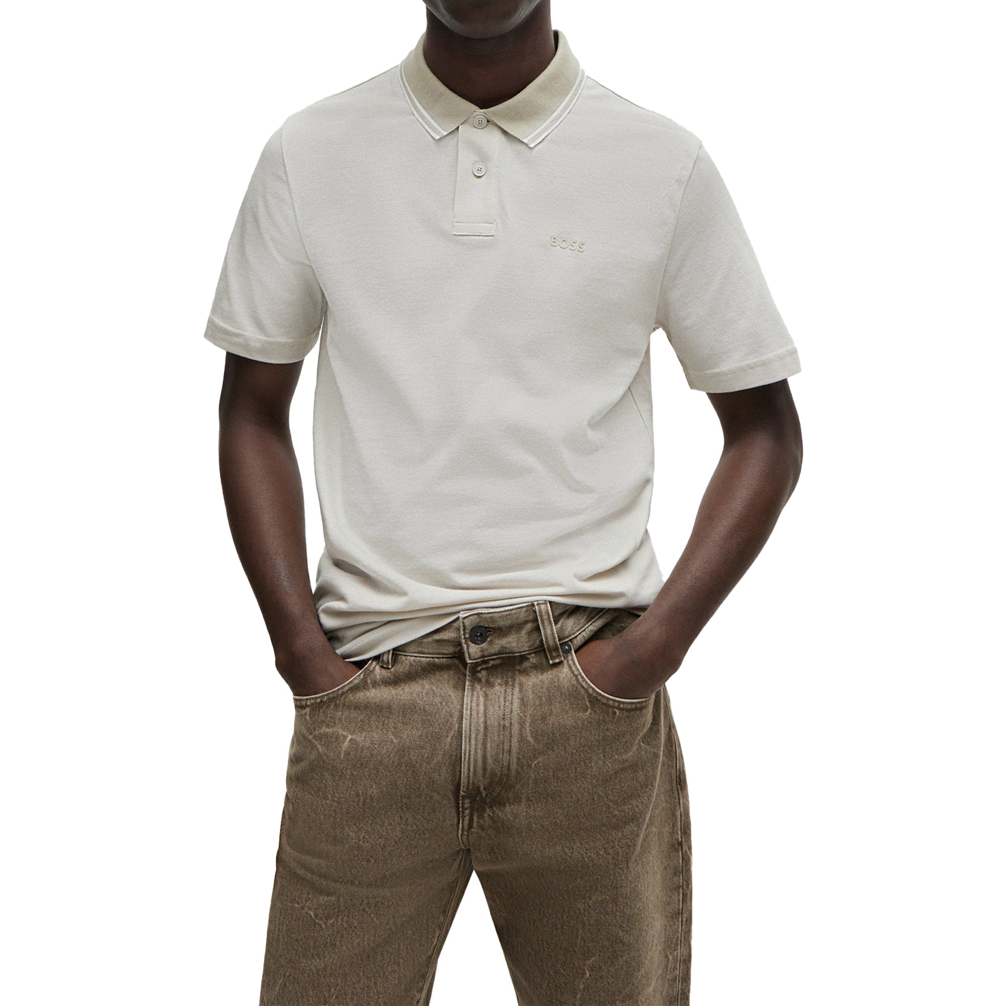 Boss PeOxford New Polo - Beige