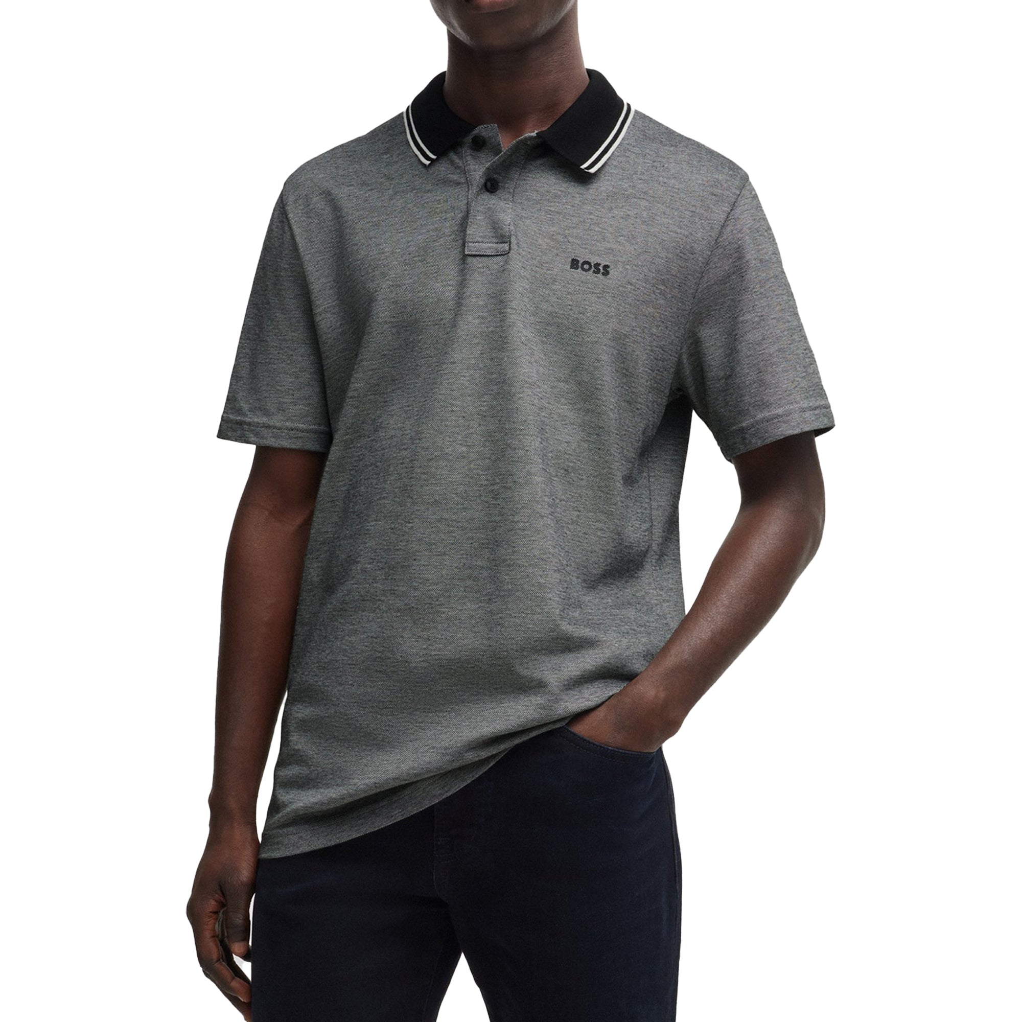 Boss PeOxford New Polo - Black