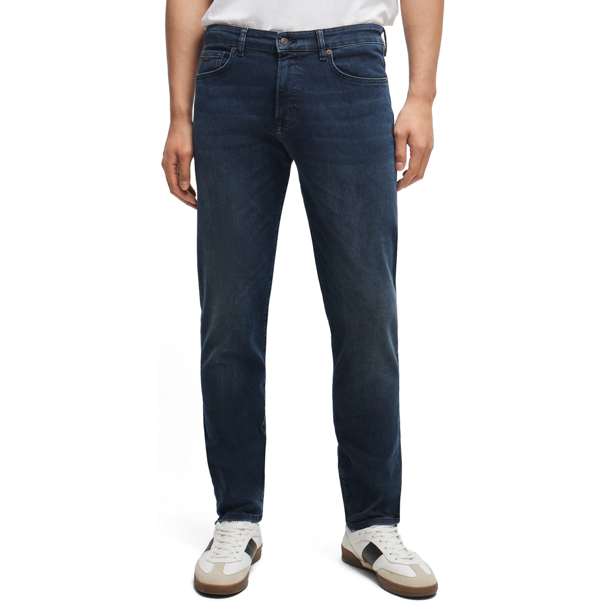 Boss ReMaine Regular Fit Jeans - Space Dark Blue Stretch