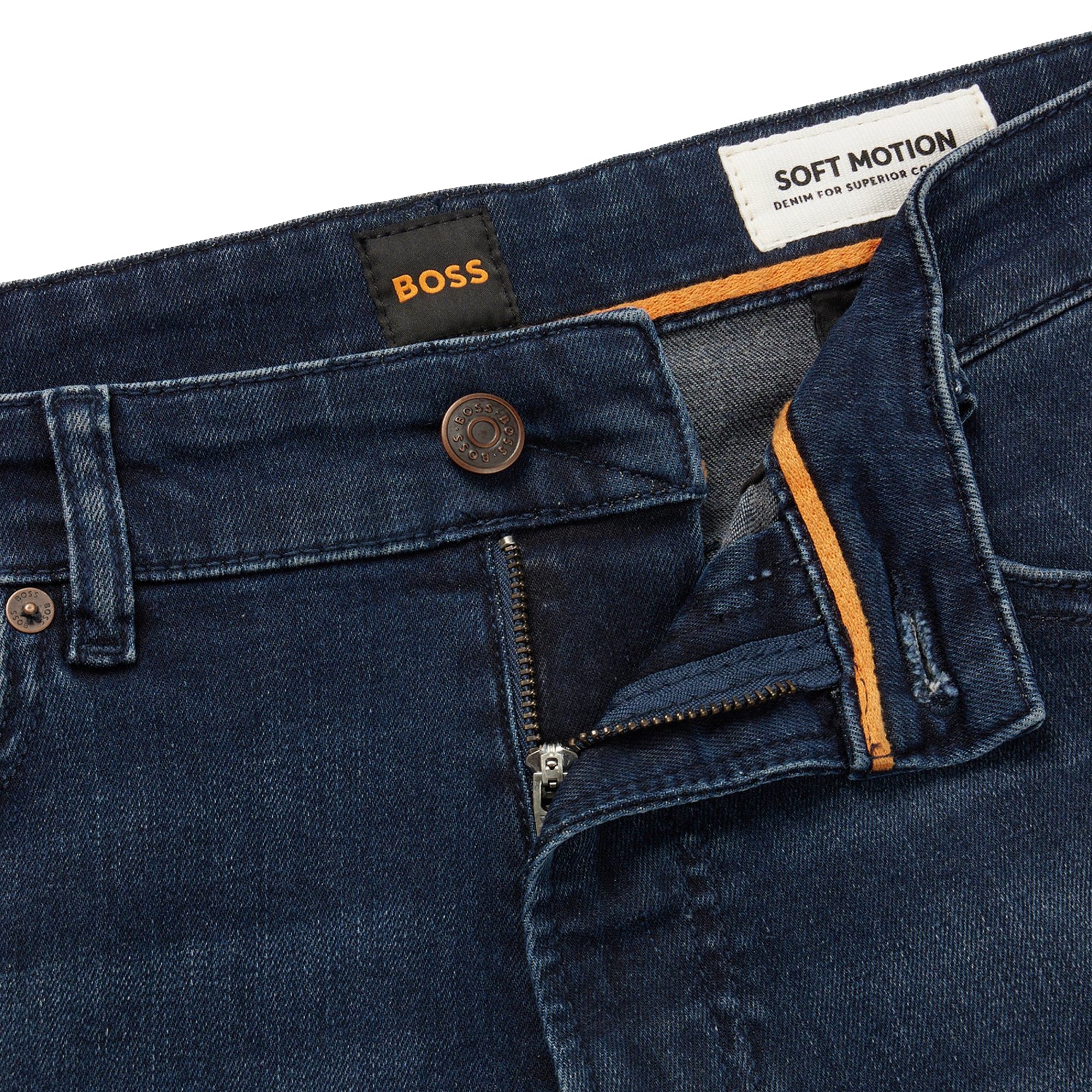 Boss ReMaine Regular Fit Jeans - Space Dark Blue Stretch