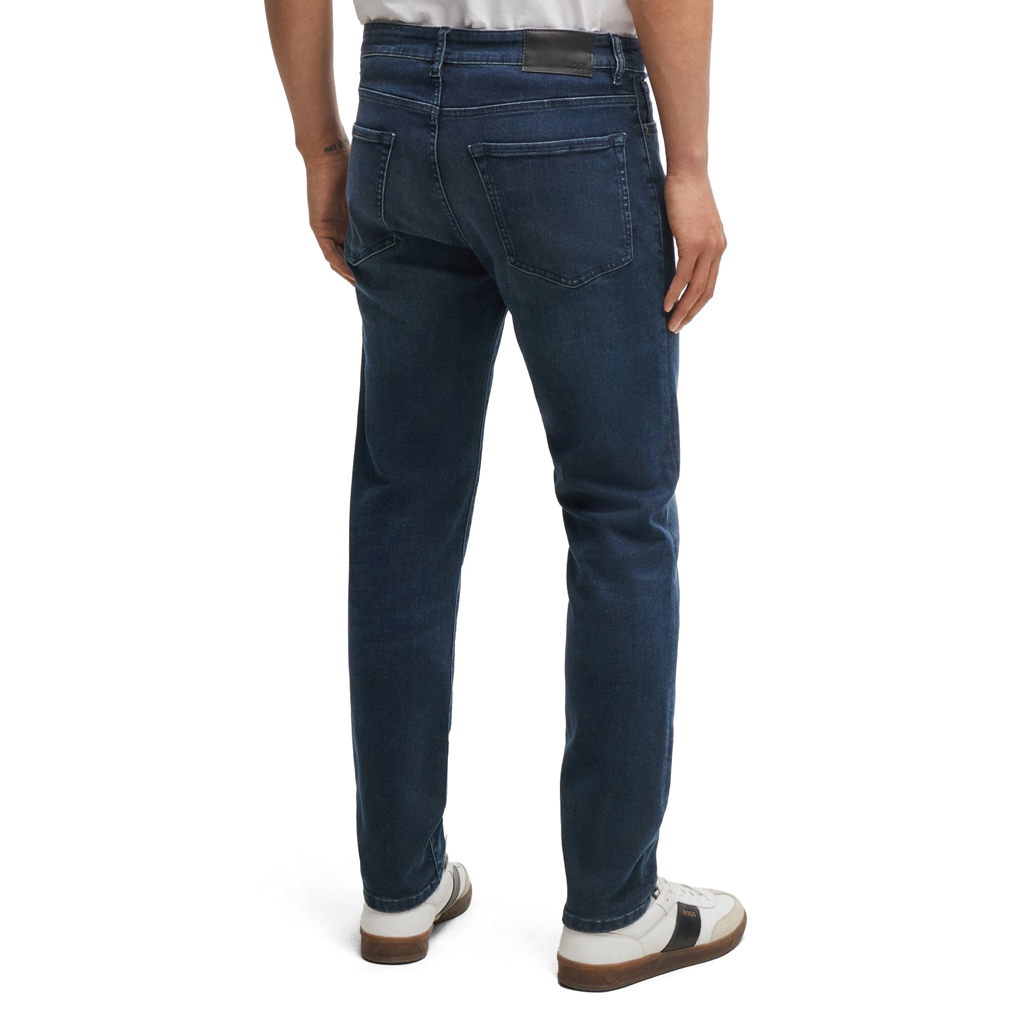 Boss ReMaine Regular Fit Jeans - Space Dark Blue Stretch