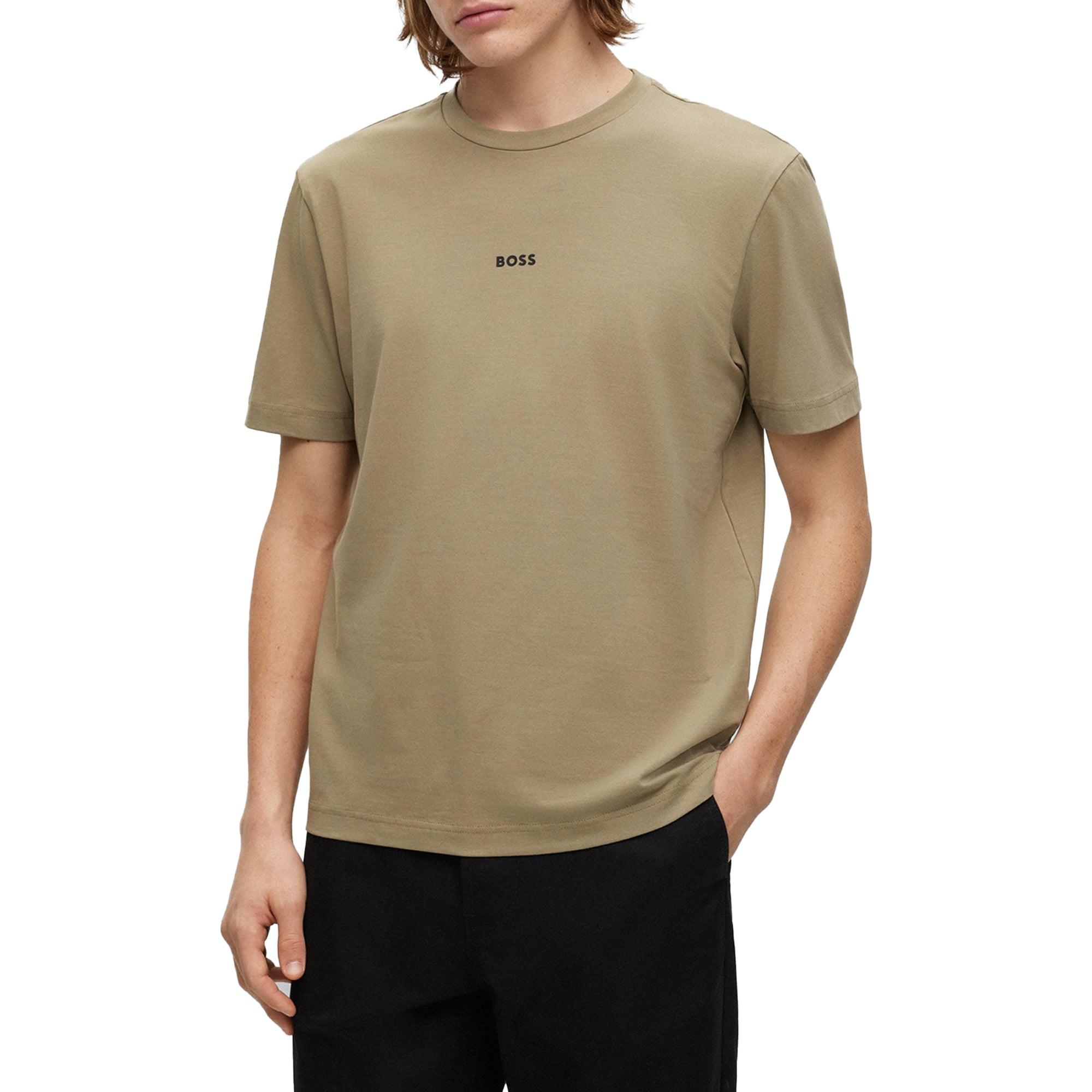 Boss khaki on sale t shirt