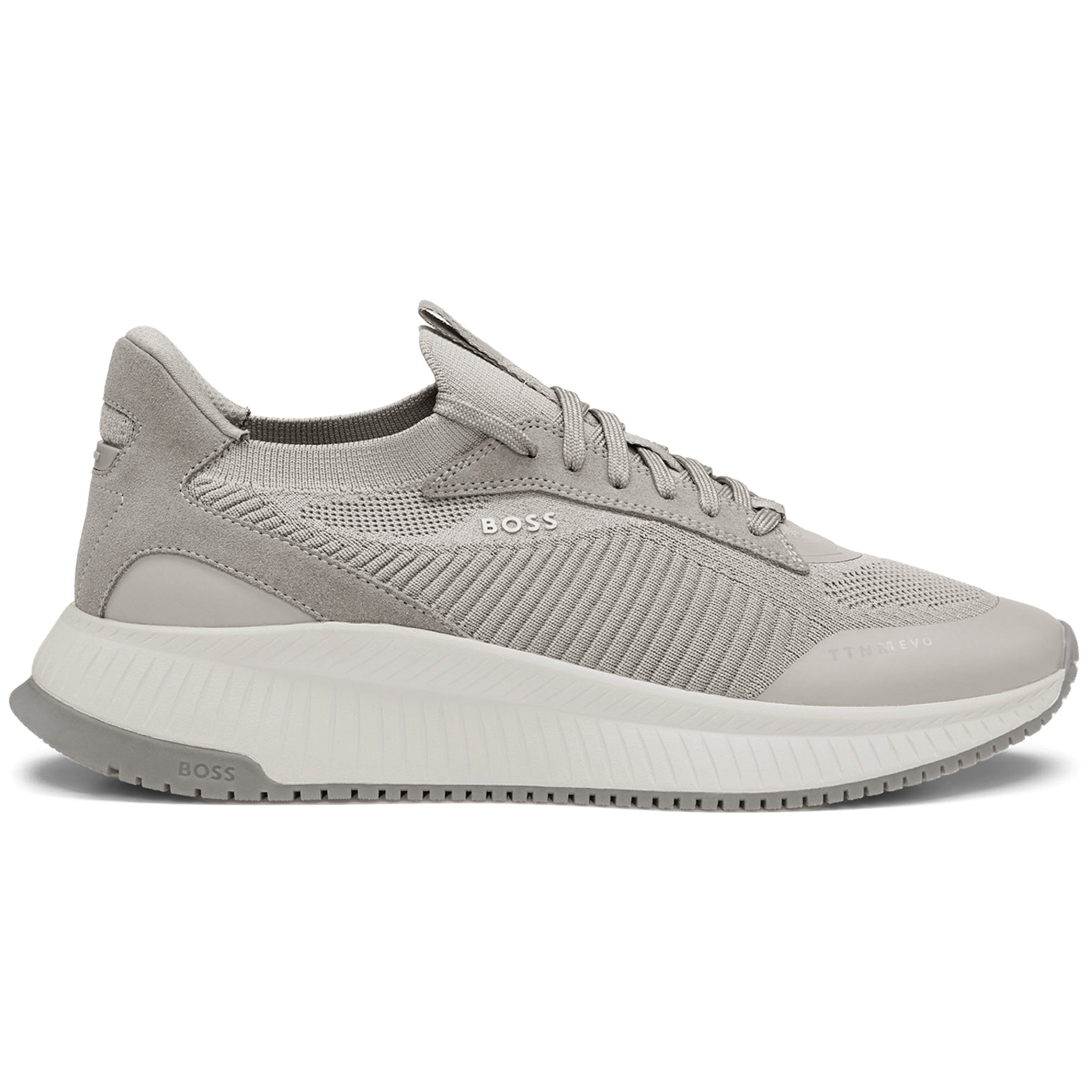 Boss Titanium EVO Slon knsd Trainer - Light Beige Grey