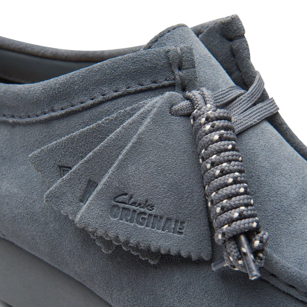 Clarks Originals Wallabee GORE TEX Blue Grey Suede