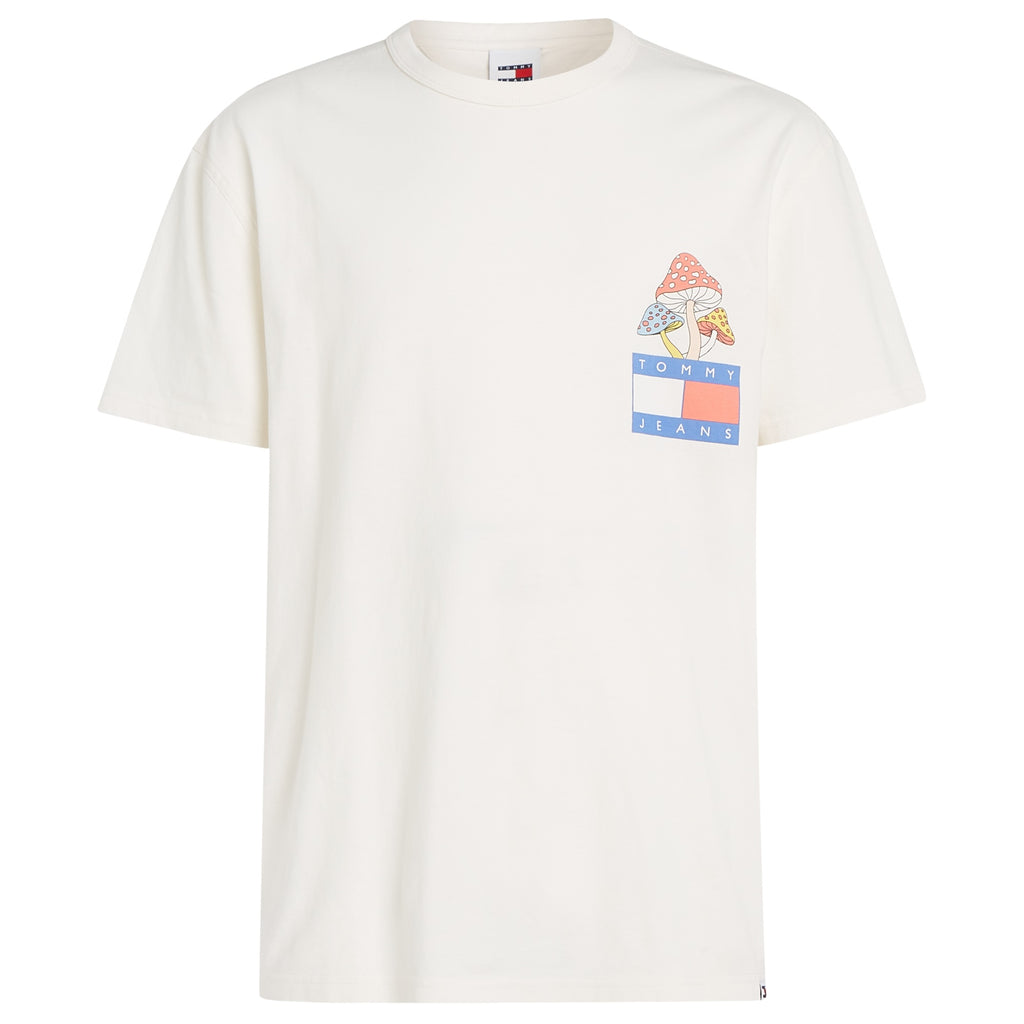 Tommy Jeans Mushrooms Graphic T-Shirt - Ancient White