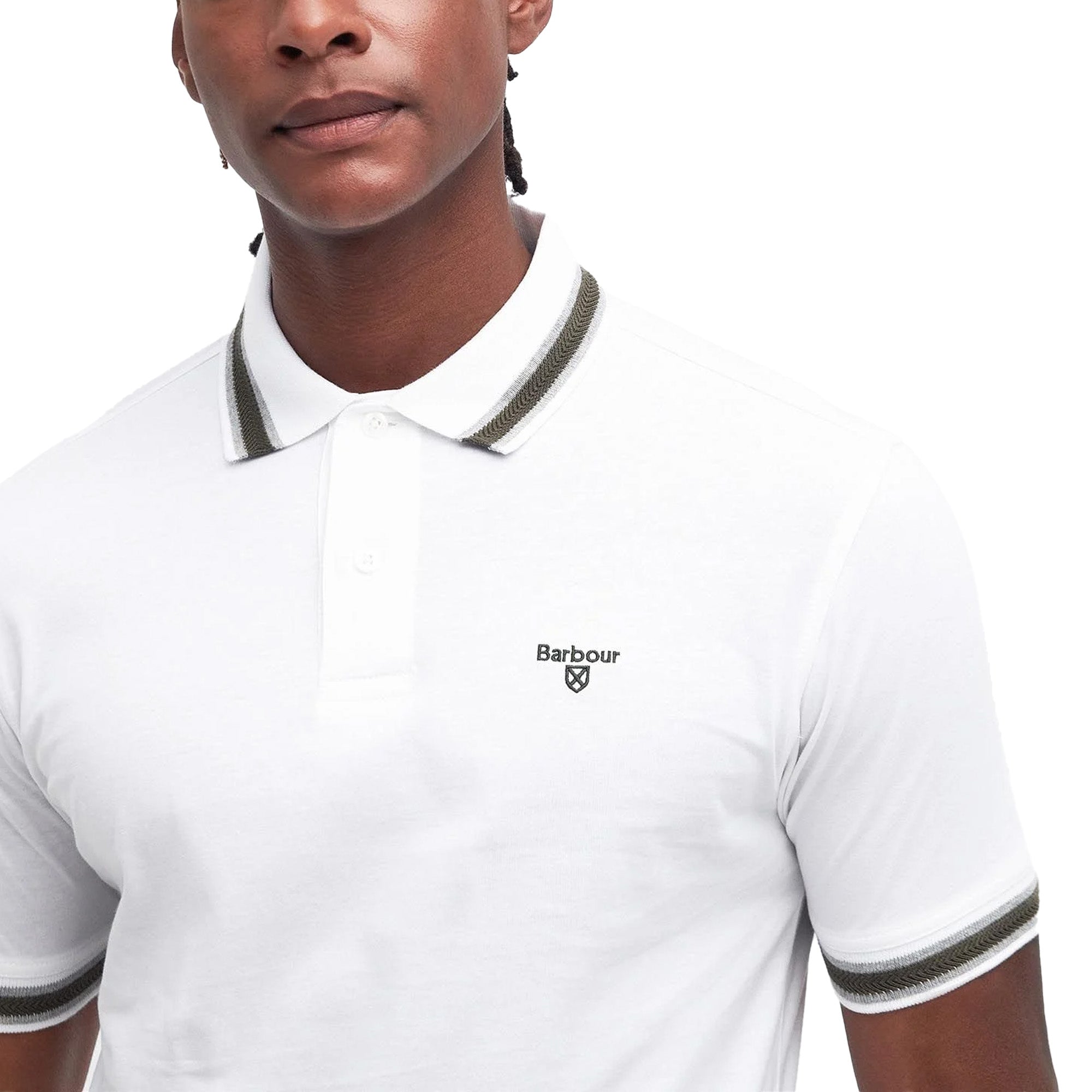 Barbour Featherstone Polo - White