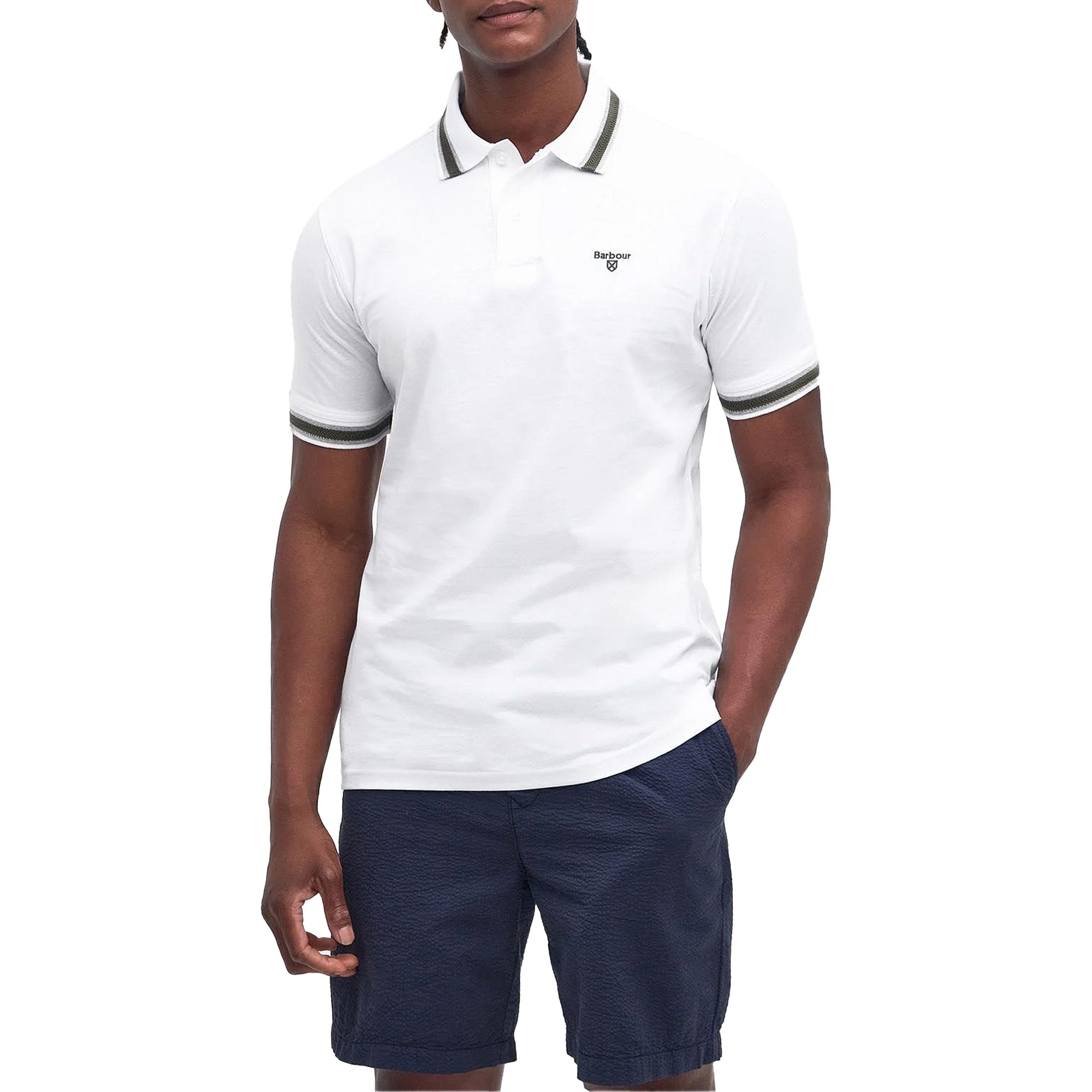 Barbour Featherstone Polo - White