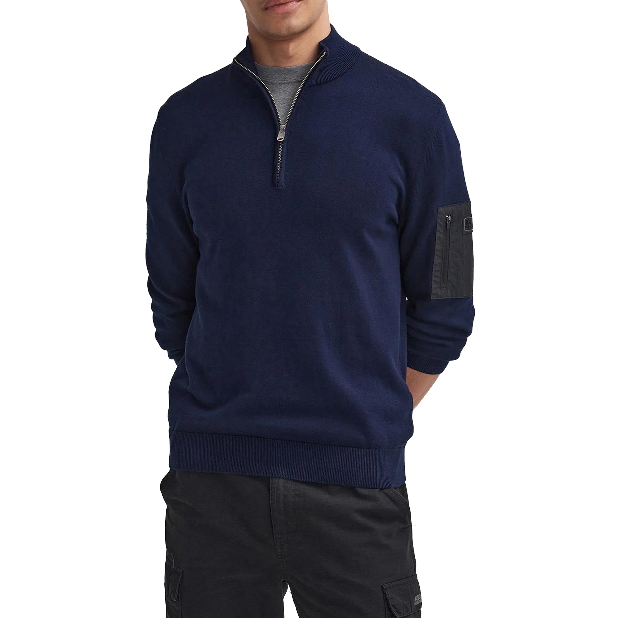 Barbour International Blades Half Zip Knit