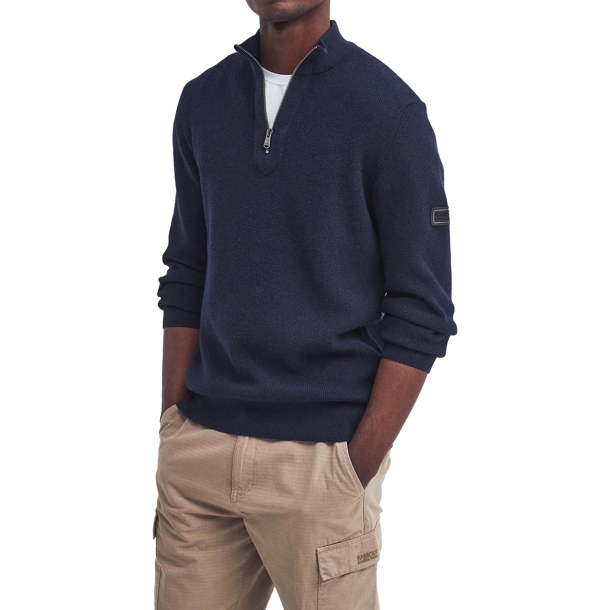 Barbour International Crawley Half-Zip Knit