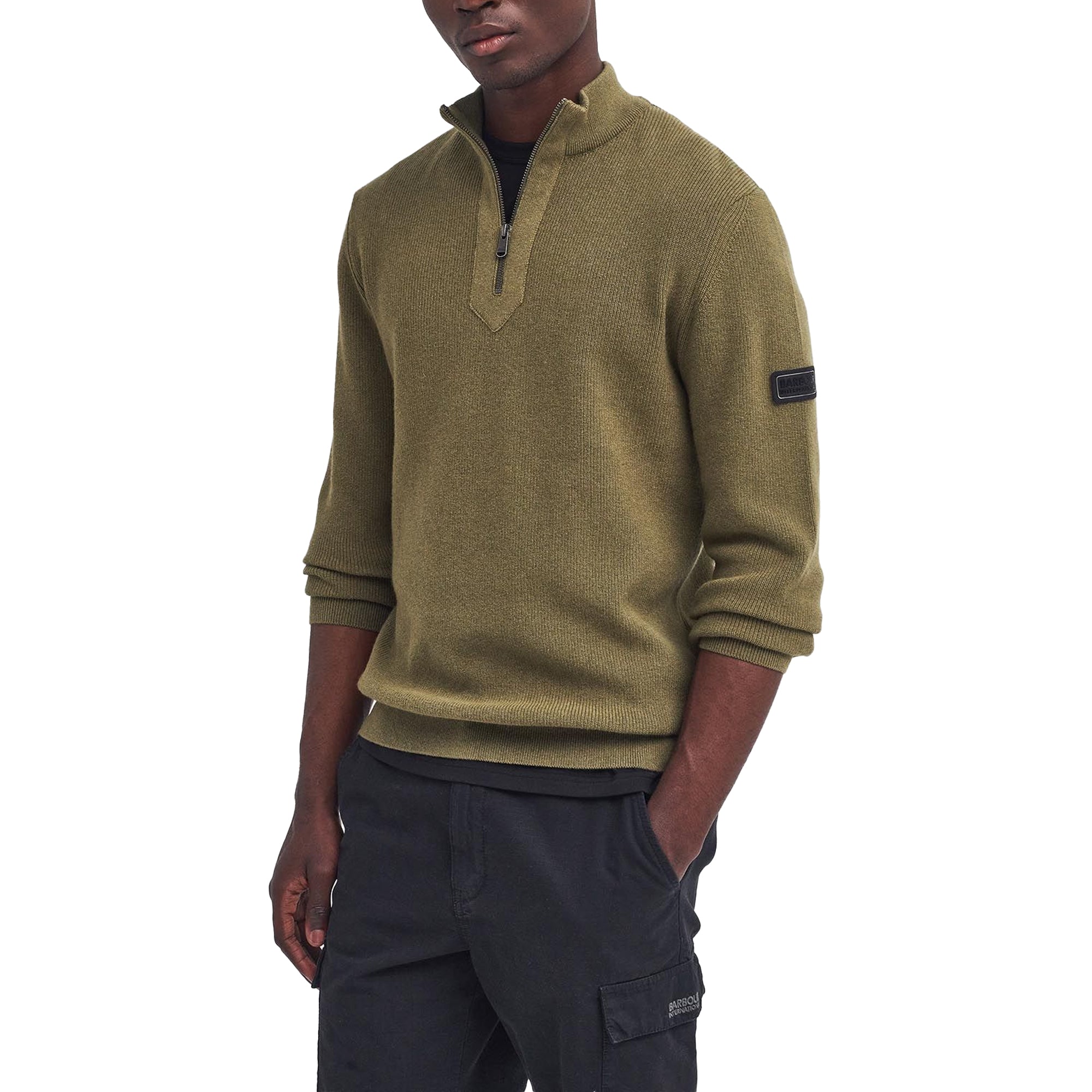 Barbour International Crawley Half-Zip Knit