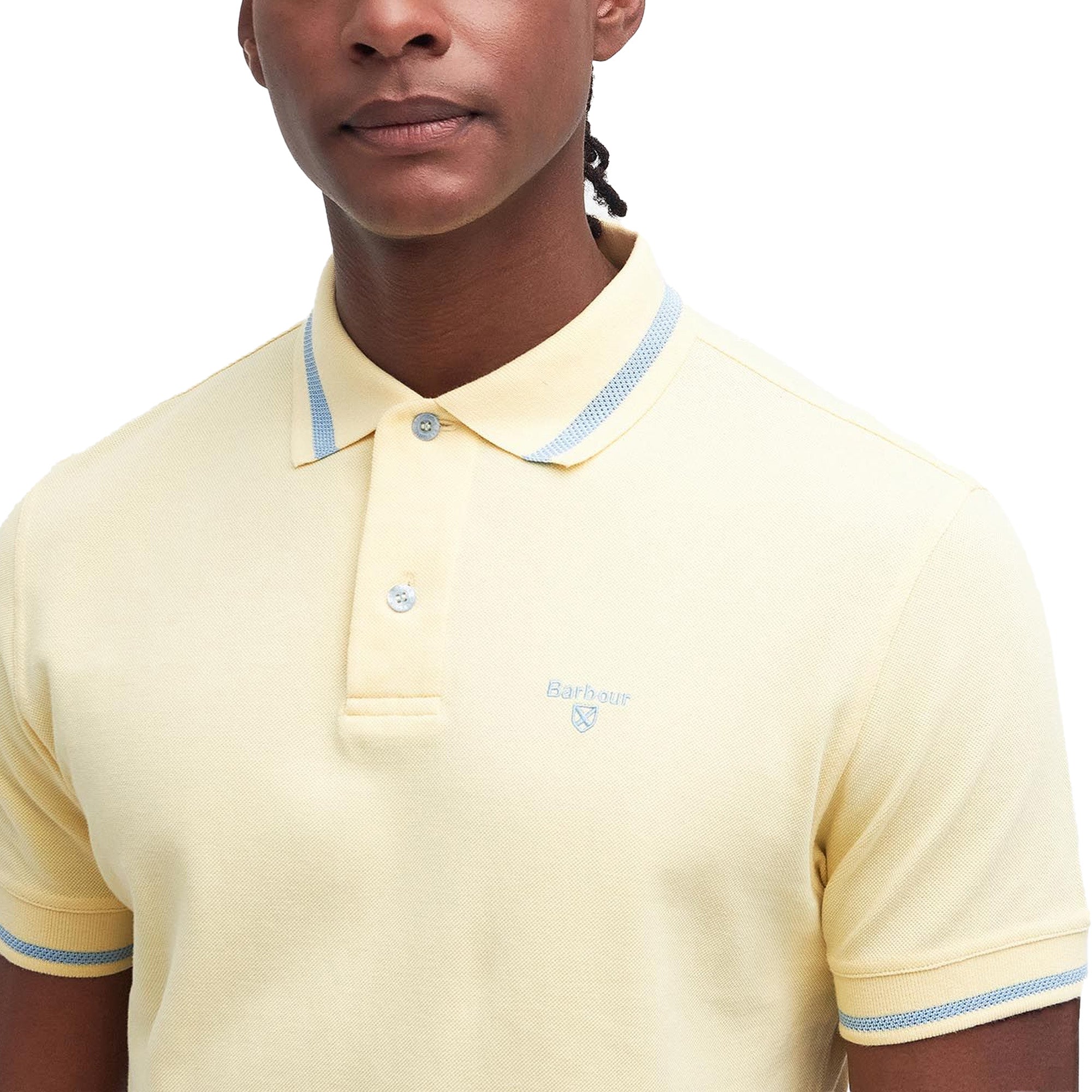 Barbour Newbridge Polo - Heritage Lemon