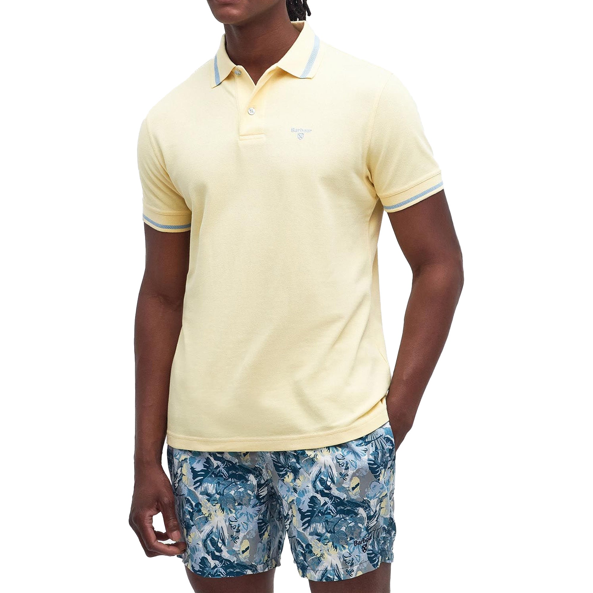 Barbour Newbridge Polo - Heritage Lemon