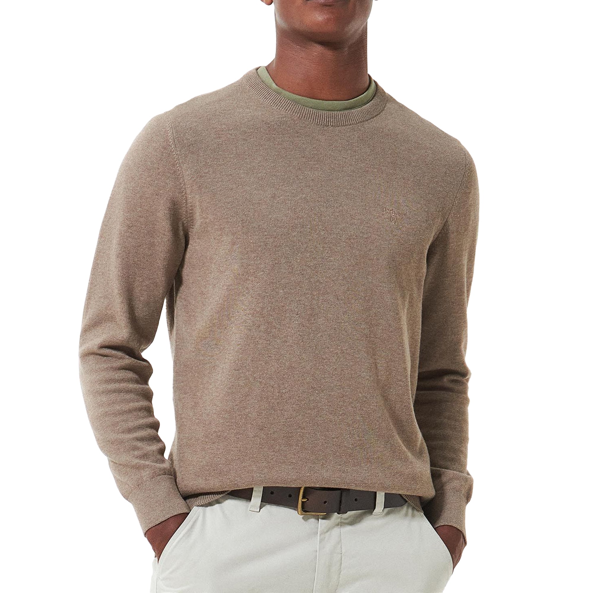 Barbour Pima Cotton Crew Neck Knit