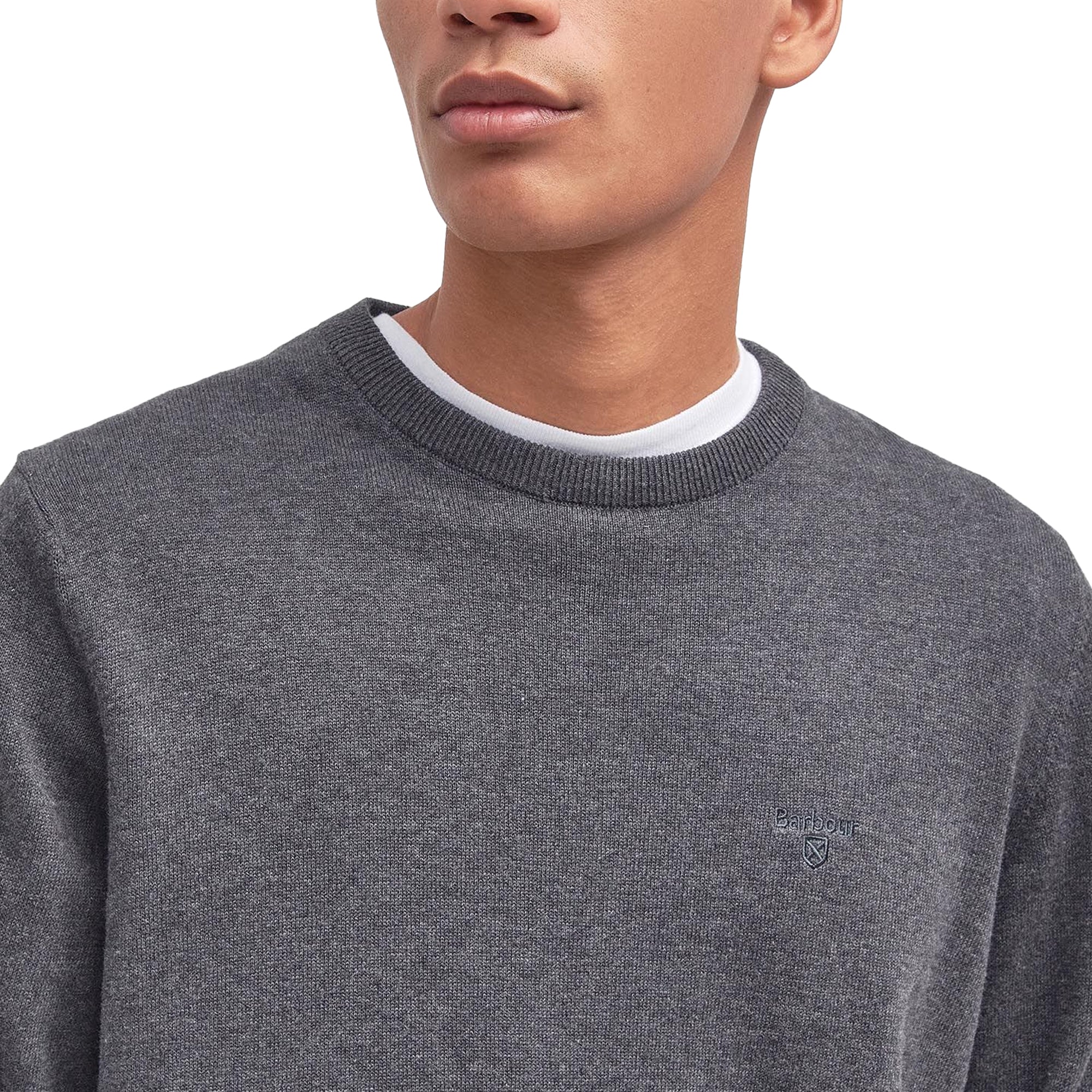 Barbour Pima Cotton Crew Neck Knit