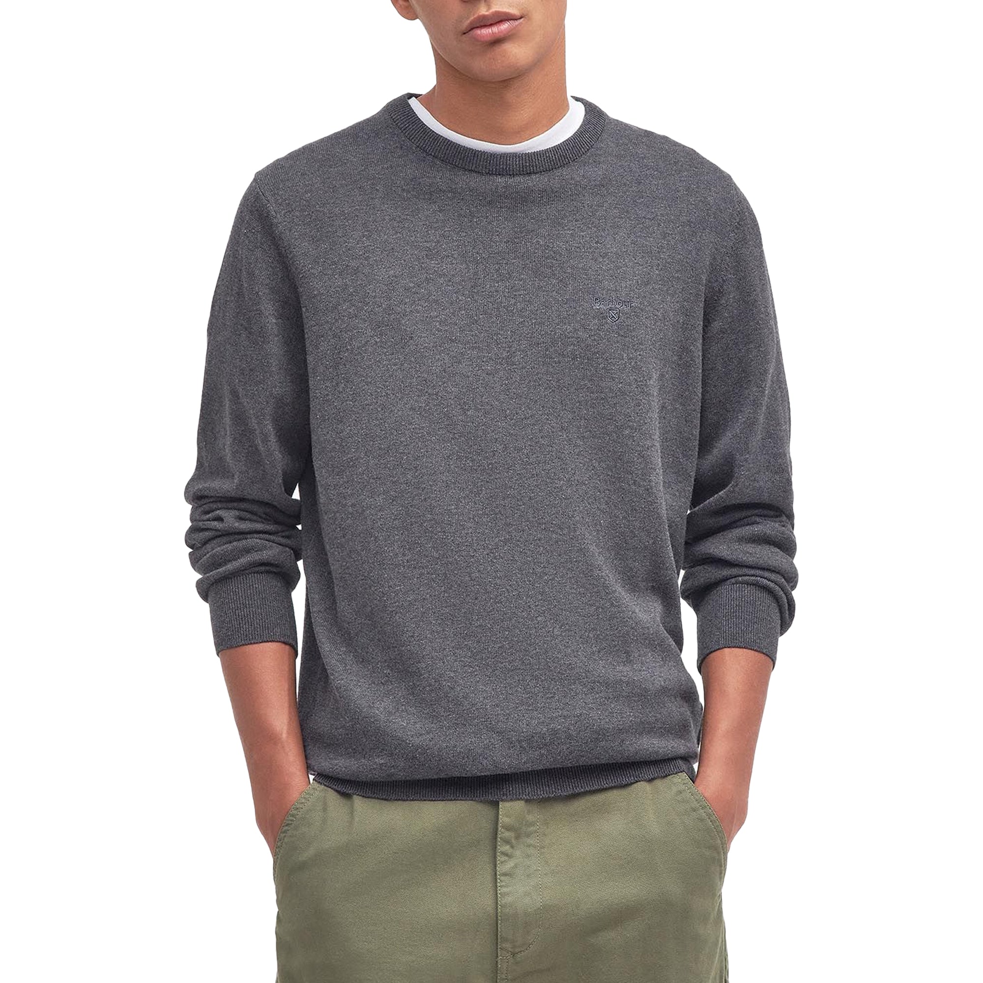 Barbour Pima Cotton Crew Neck Knit