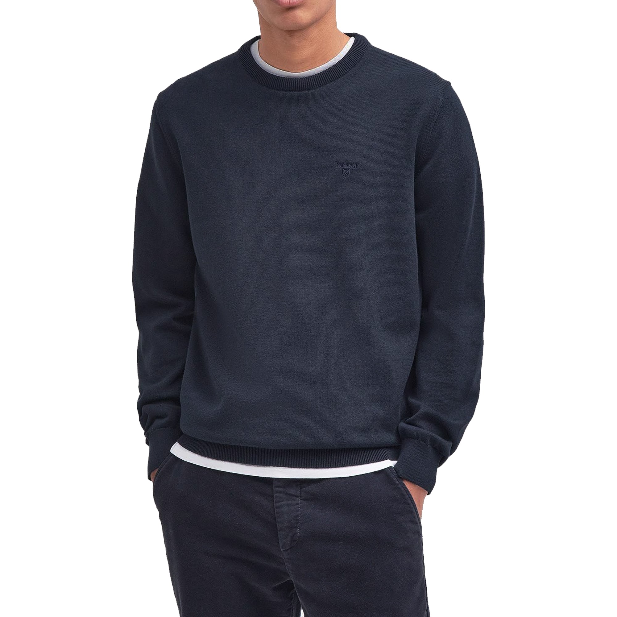 Barbour Pima Cotton Crew Neck Knit