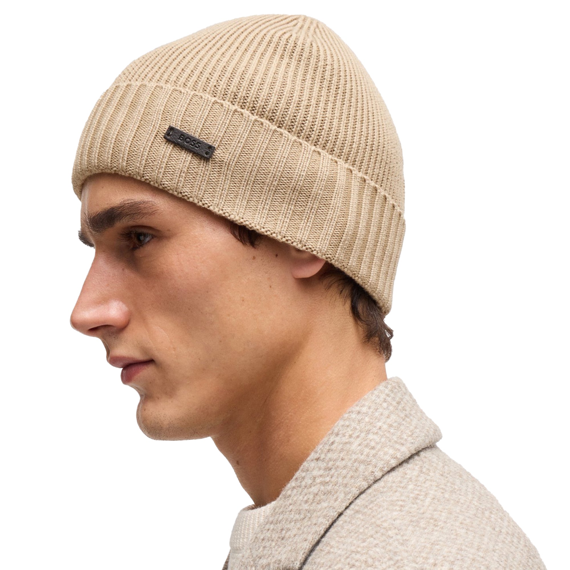 Boss Fati Virgin Wool Beanie