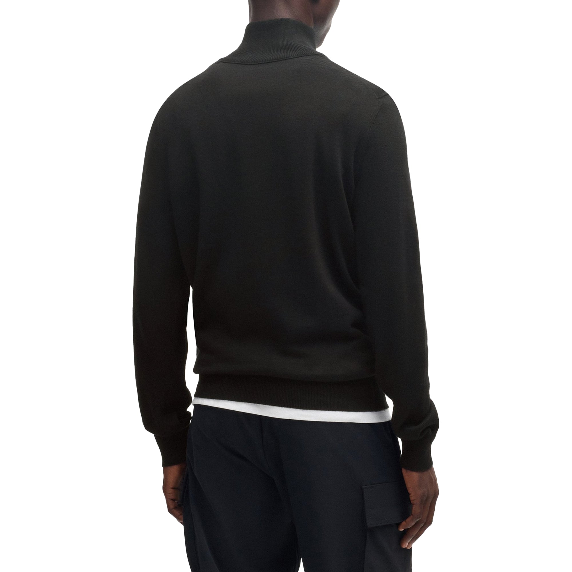 Boss Kanobix S Quarter Zip Knitted Sweater