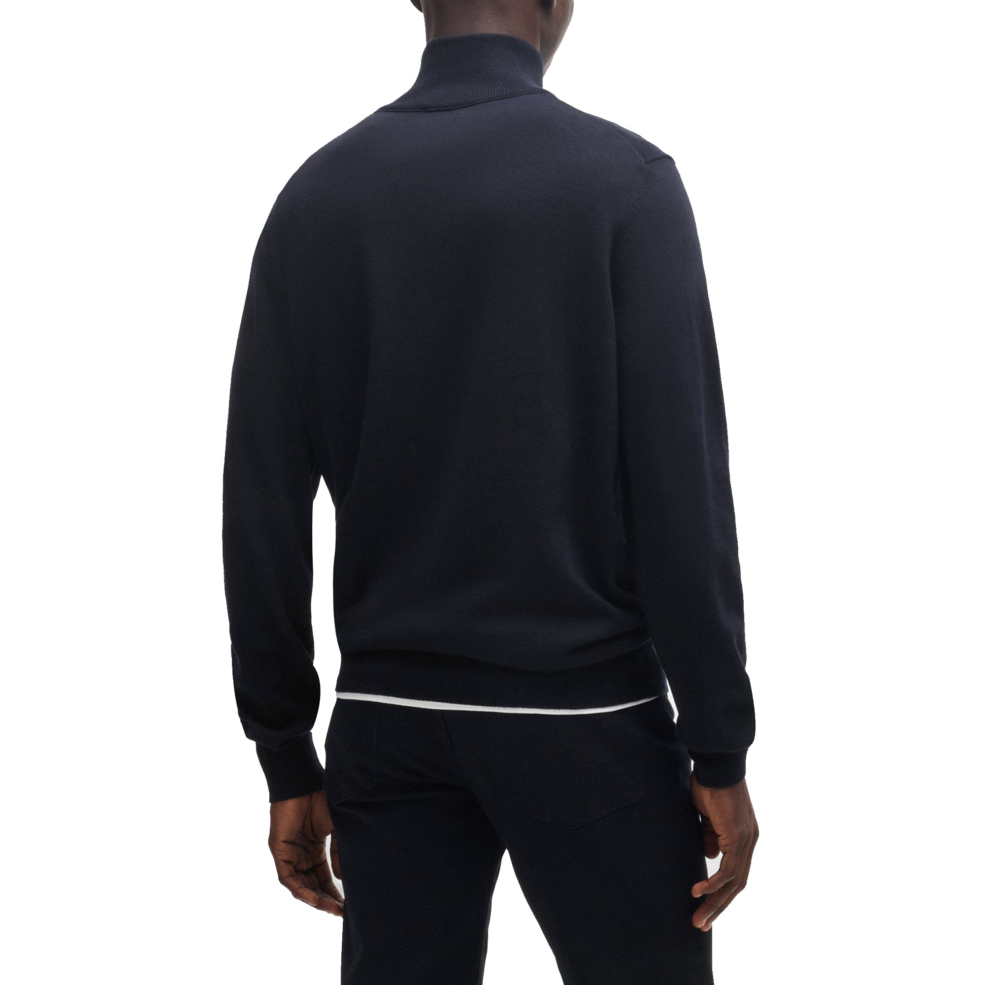 Boss Kanobix S Quarter Zip Knitted Sweater