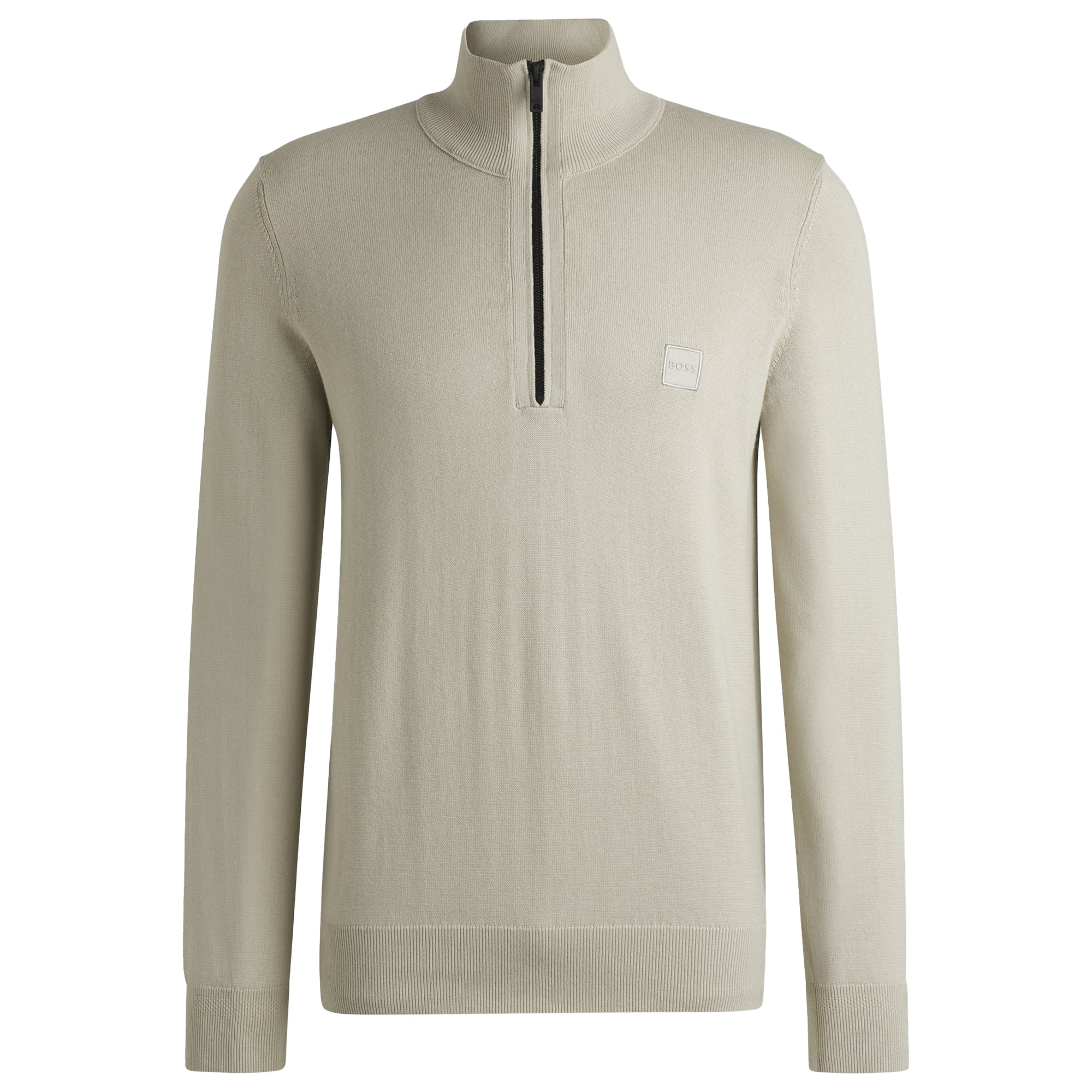 Boss Kanobix 1/4 Zip Knit - Beige