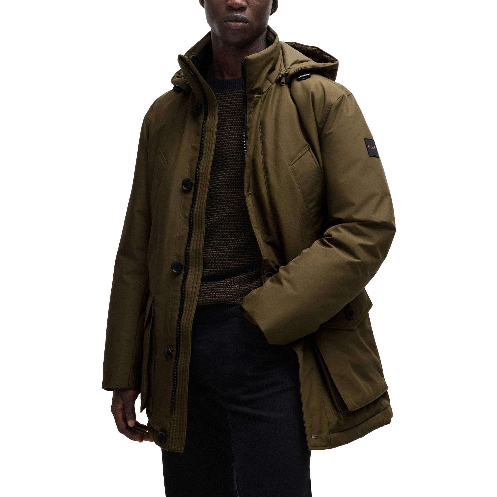 Boss Osiass Water Repellant Arctic Hooded Parka