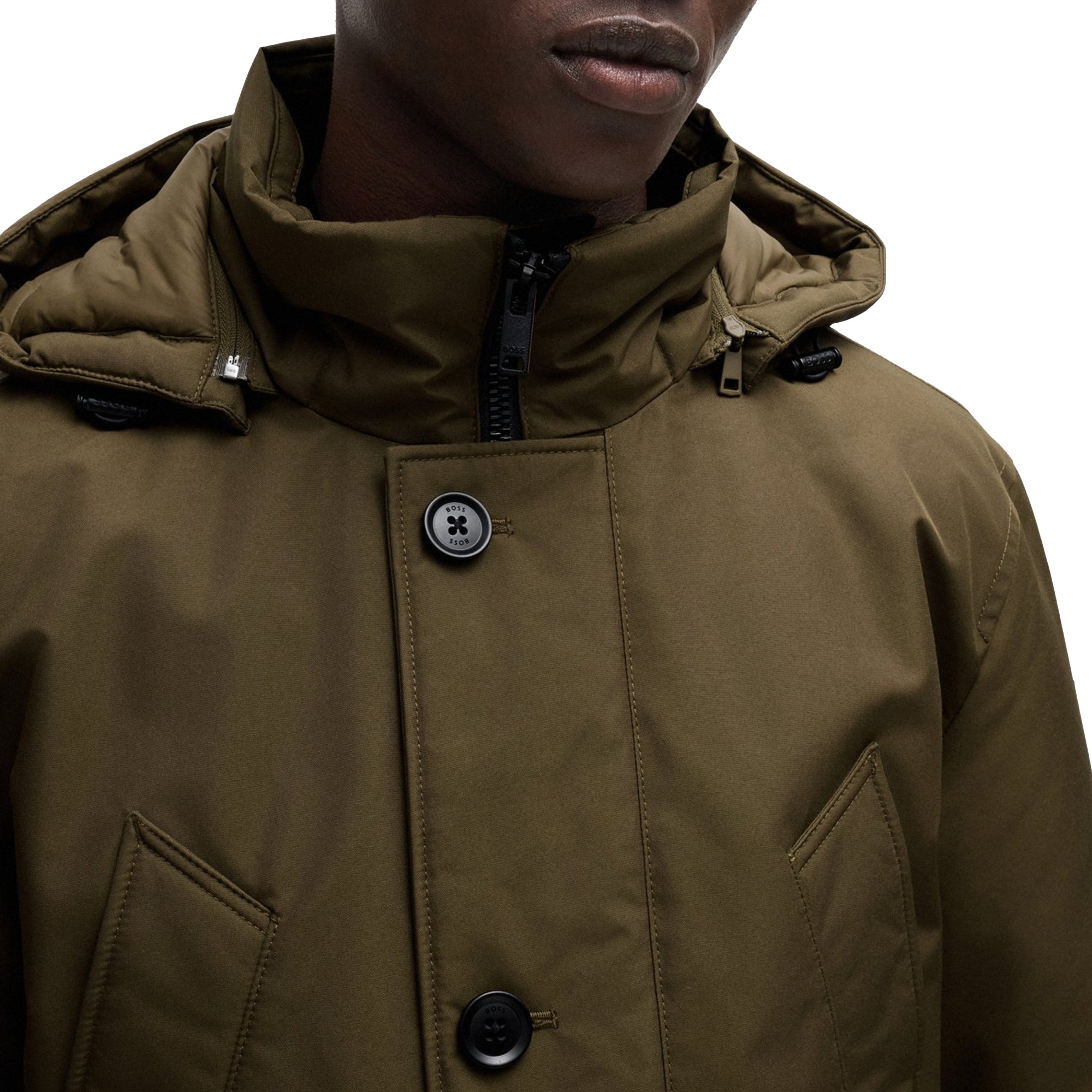 Boss Osiass Water Repellant Arctic Hooded Parka