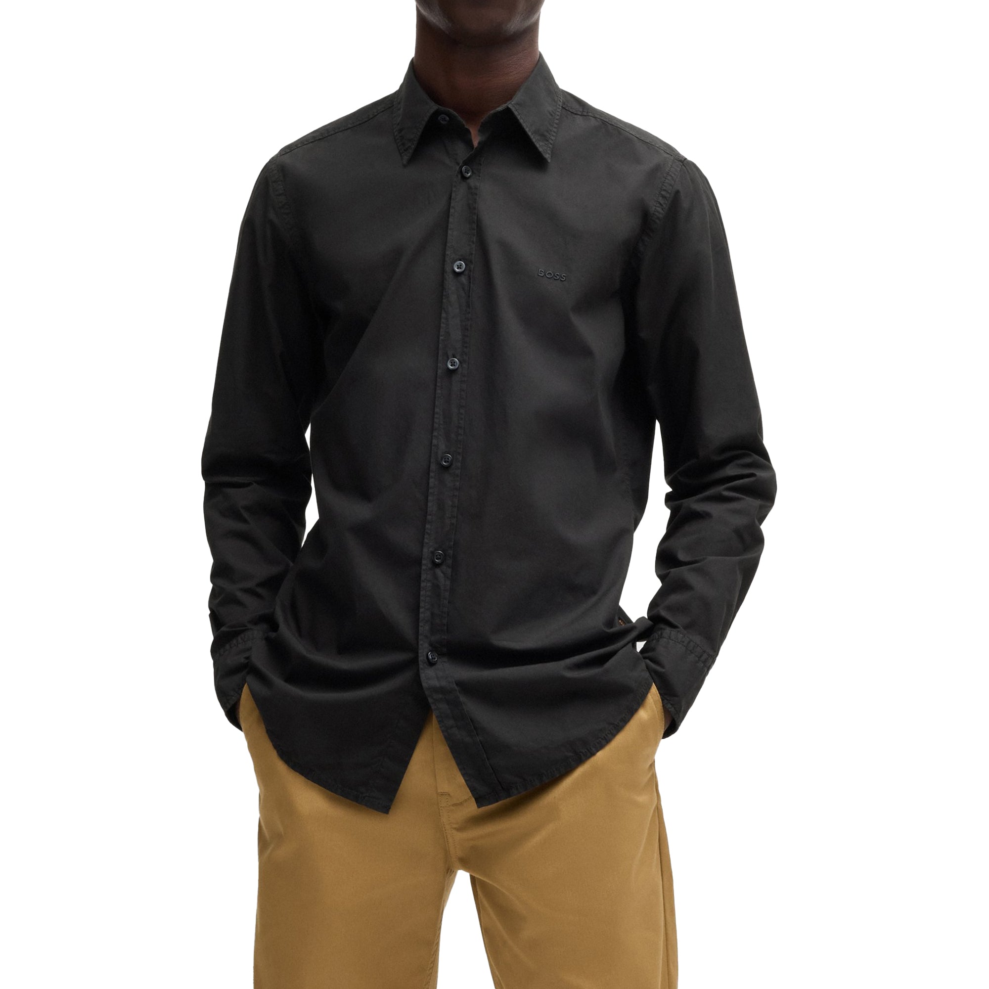 Boss Relegant 6 M Washed Poplin Shirt