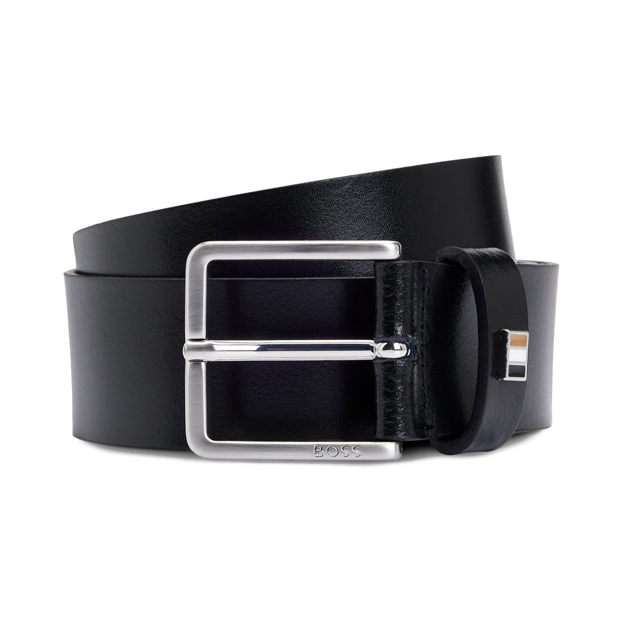 Boss Ther Flag E Sz35 Leather Belt