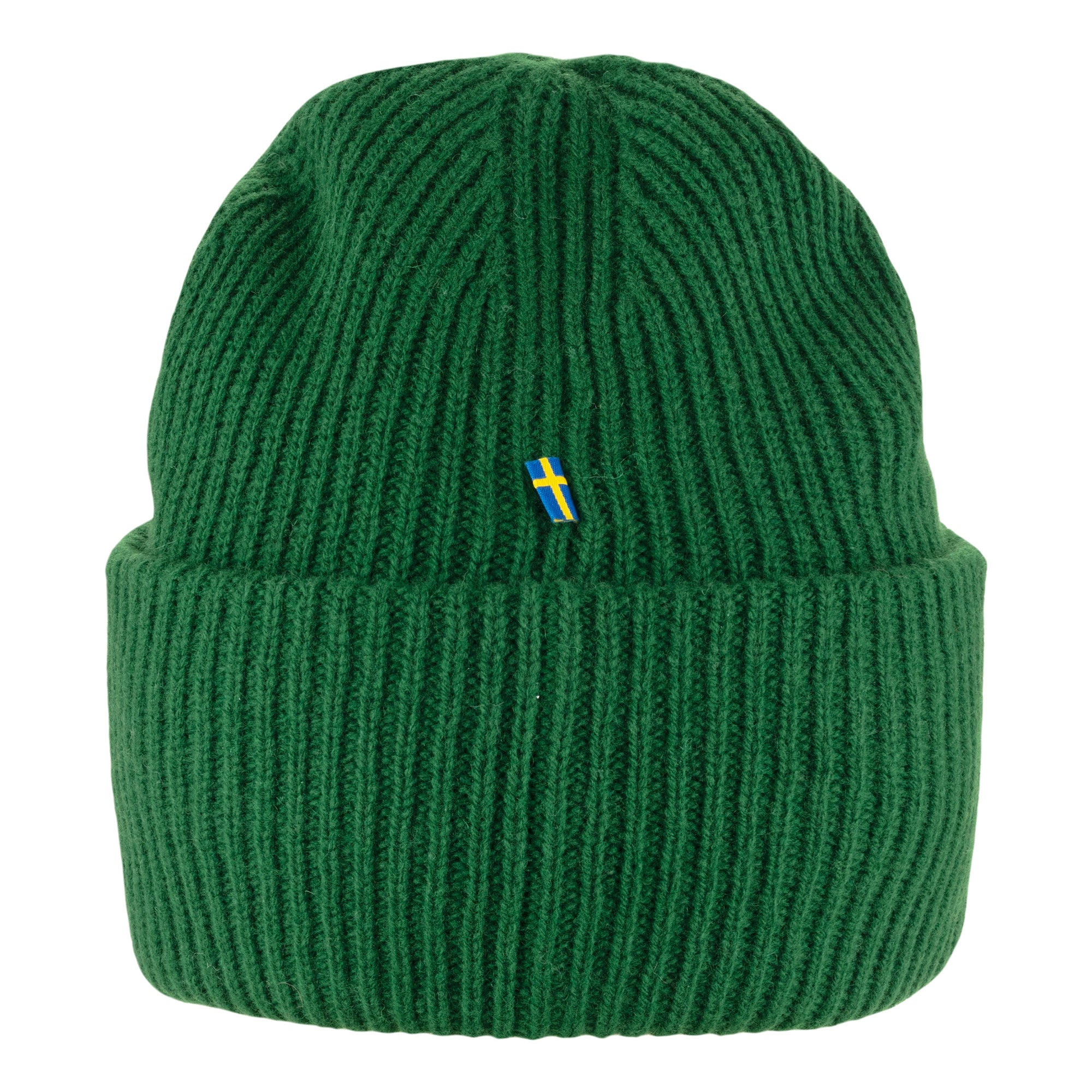 Rear view of Fjallraven 1960 Logo Beanie for Men in Palm Green