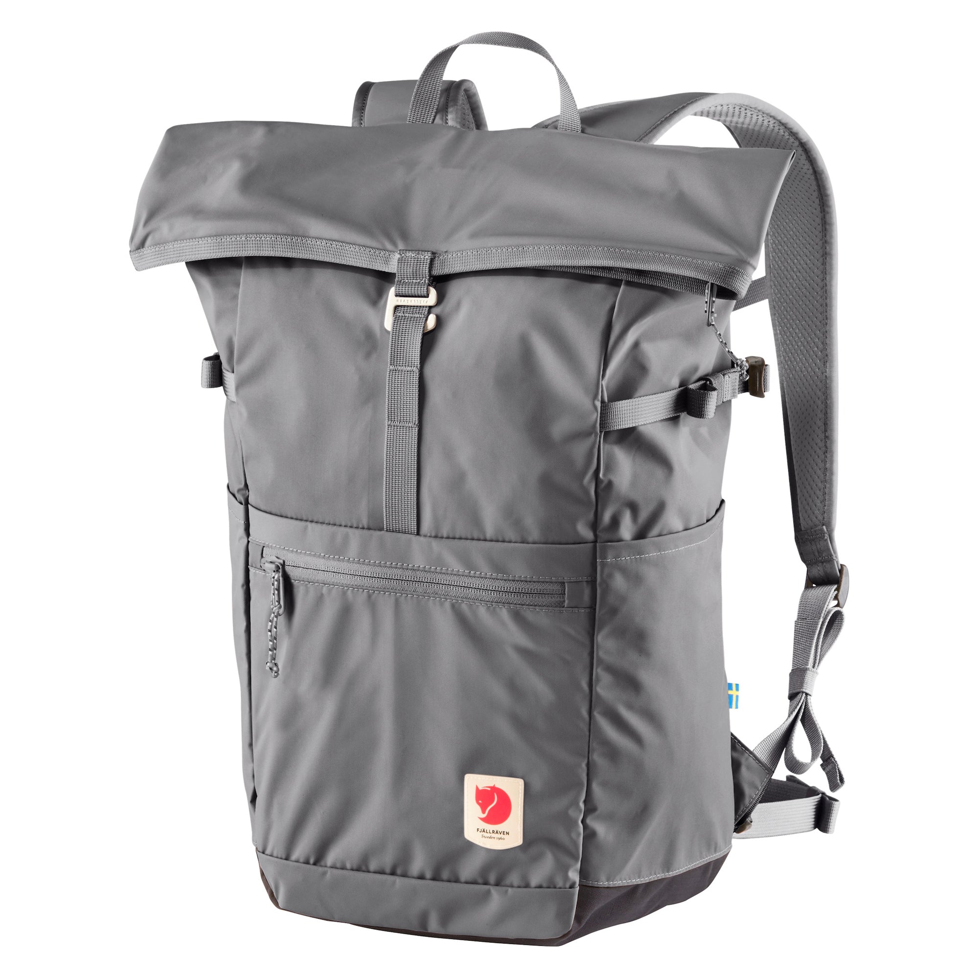 Front view of Fjallraven High Coast Foldsack 24 for Men in Shark Grey