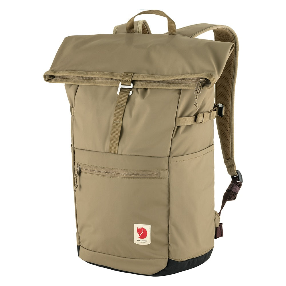 Front view of Fjallraven High Coast Foldsack 24 for Men in Clay