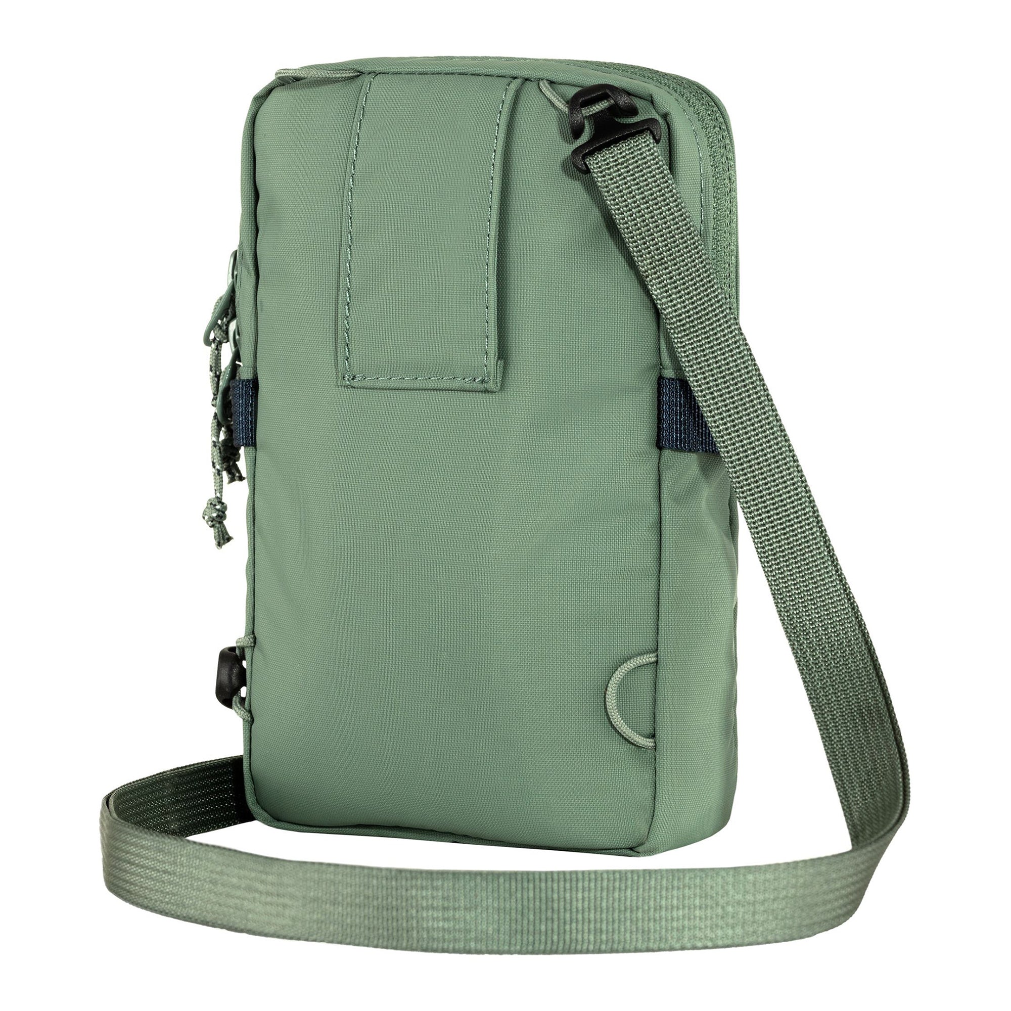 Front view of Fjallraven High Coast Pocket Bag for Men in Patina Green