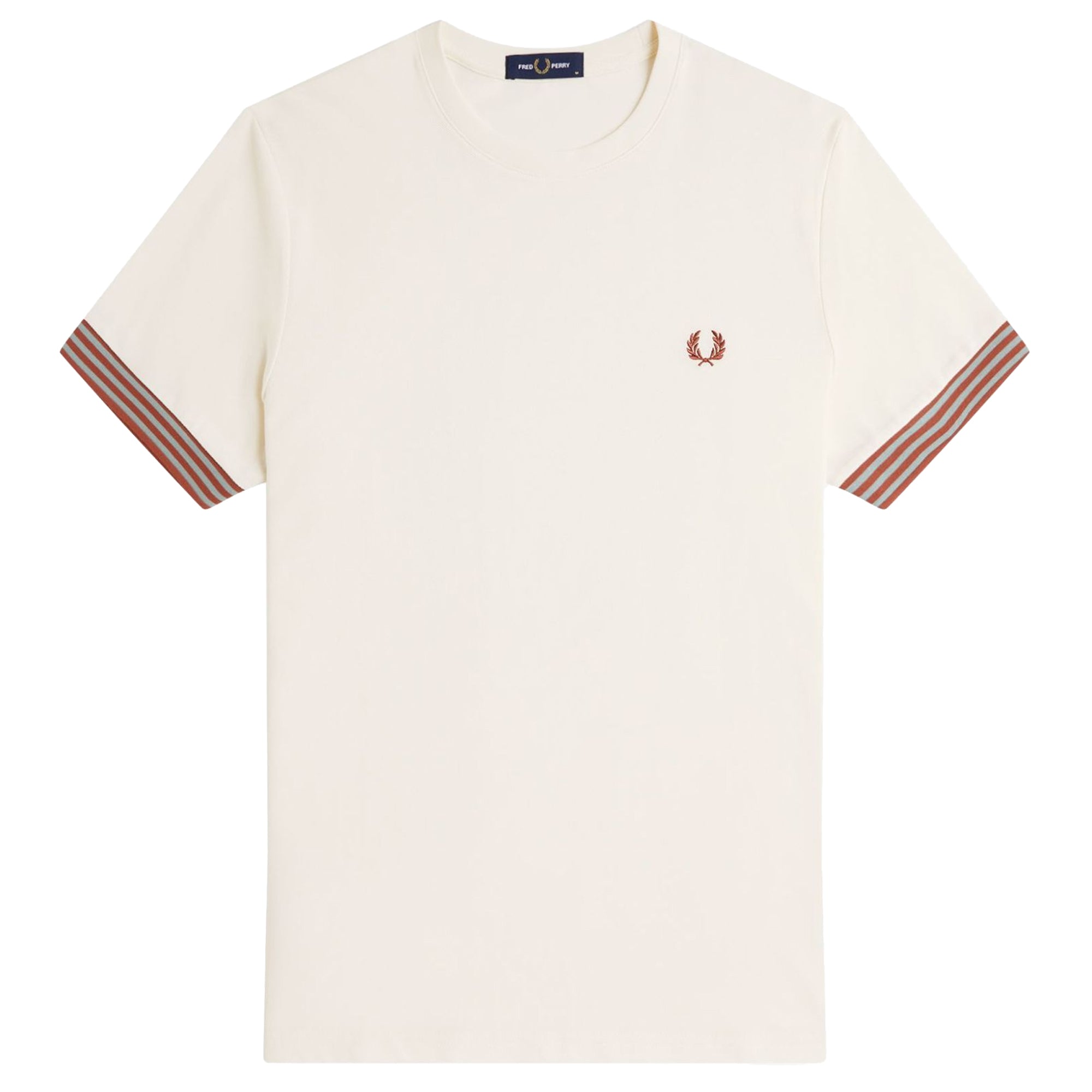 Fred Perry Striped Cuff T-Shirt