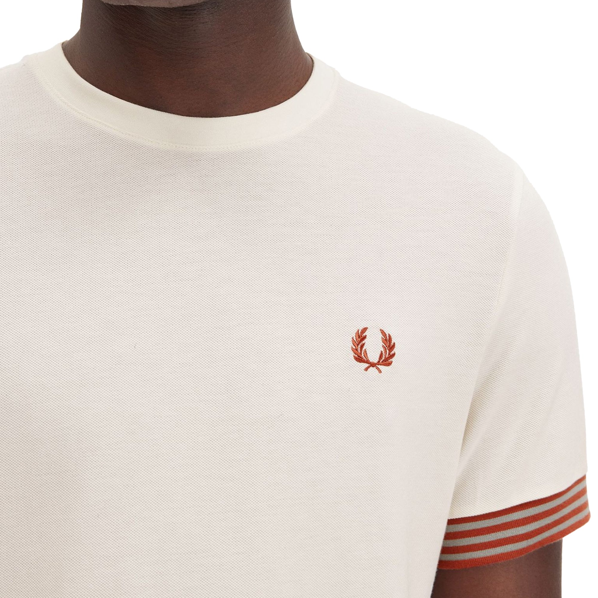 Fred Perry Striped Cuff T-Shirt