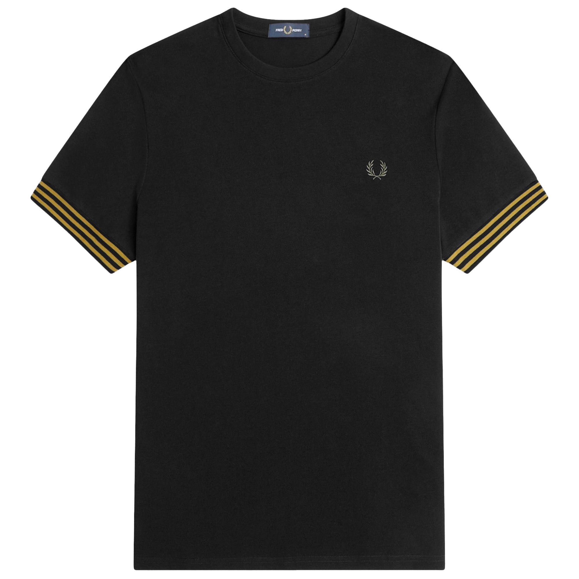 Fred Perry Striped Cuff T-Shirt