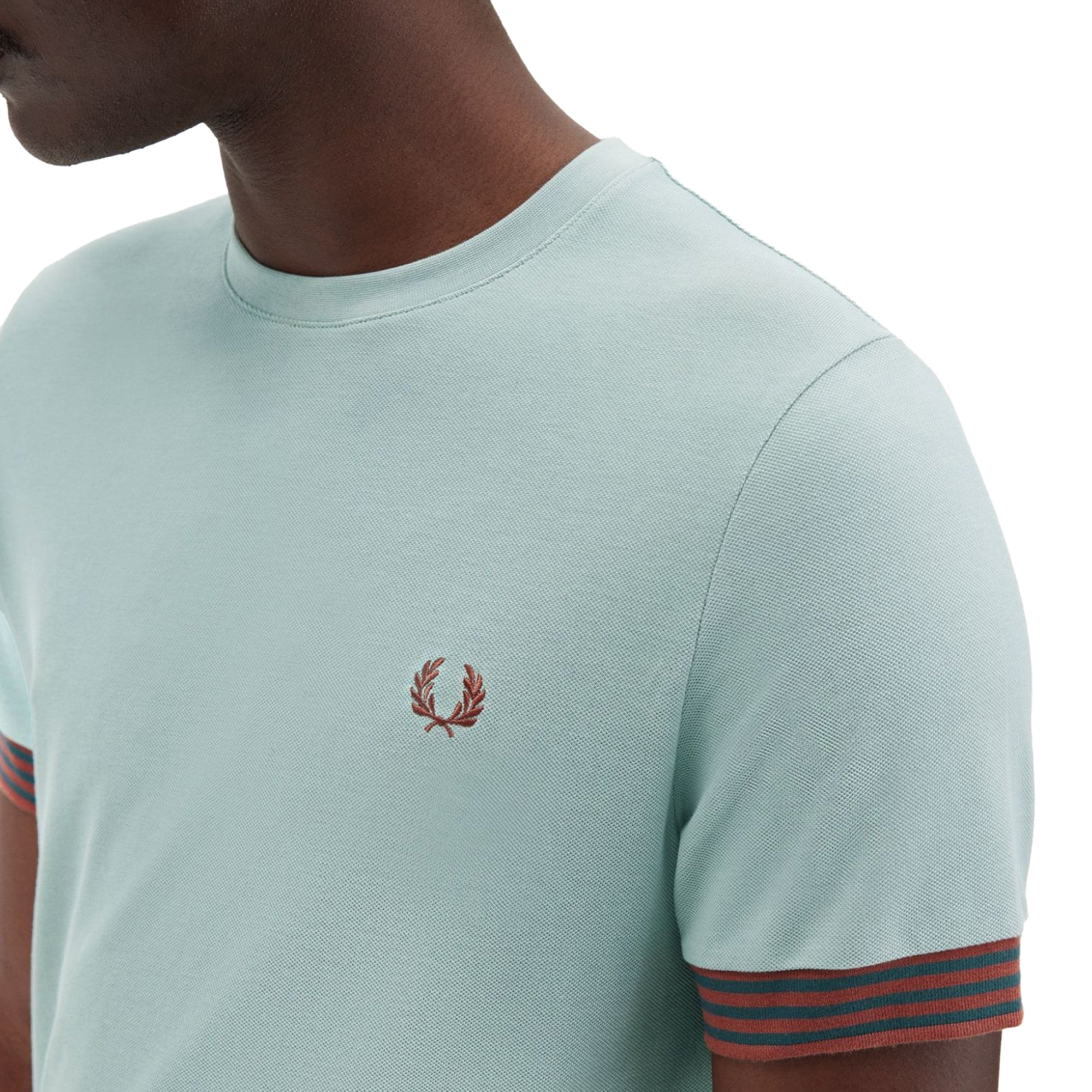 Fred Perry Striped Cuff T-Shirt