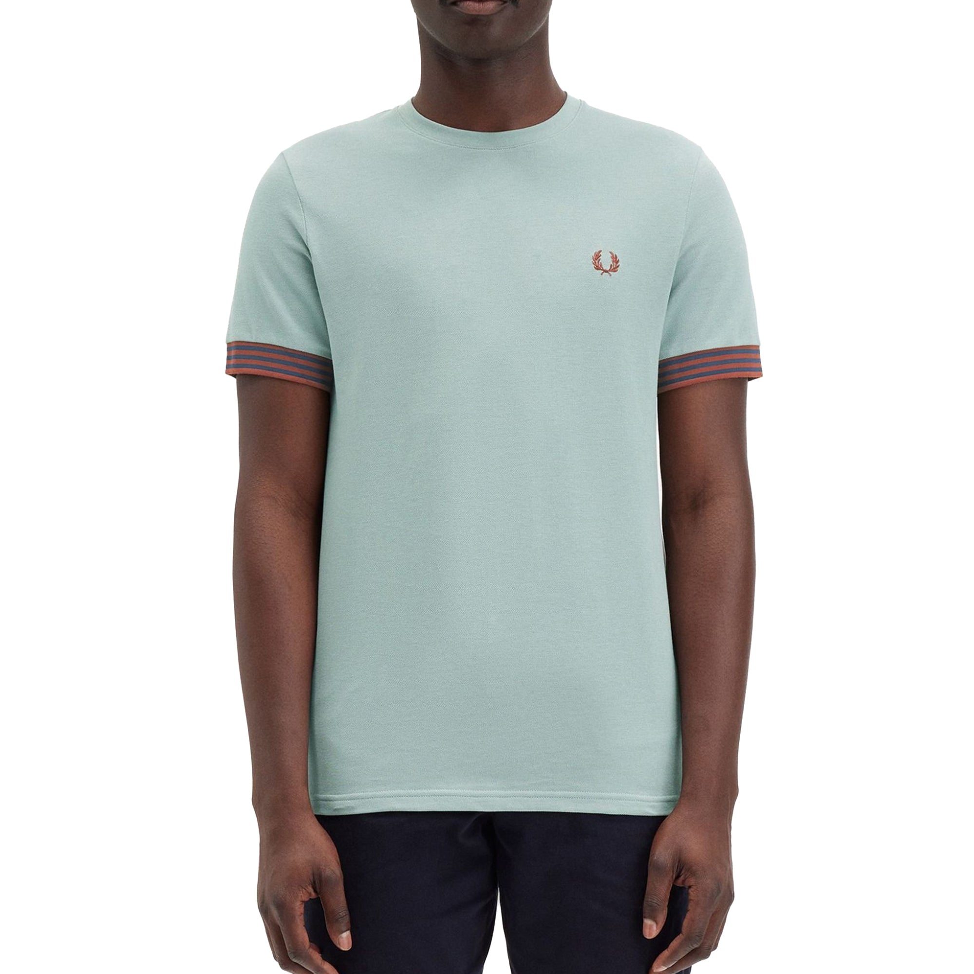 Fred Perry Striped Cuff T-Shirt