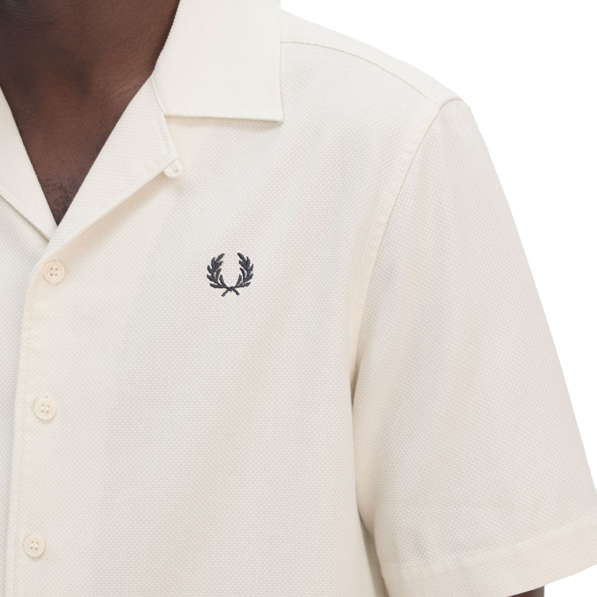 Fred Perry Textured Revere Collar Shirt