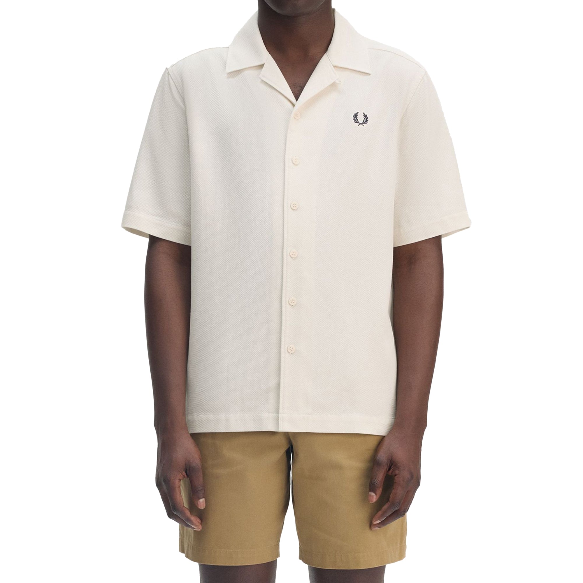 Fred Perry Textured Revere Collar Shirt