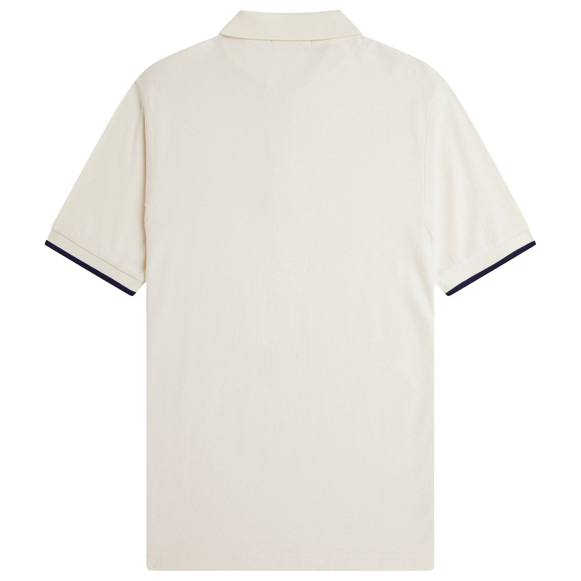 Fred Perry Crepe Pique Zip Neck Polo Shirt