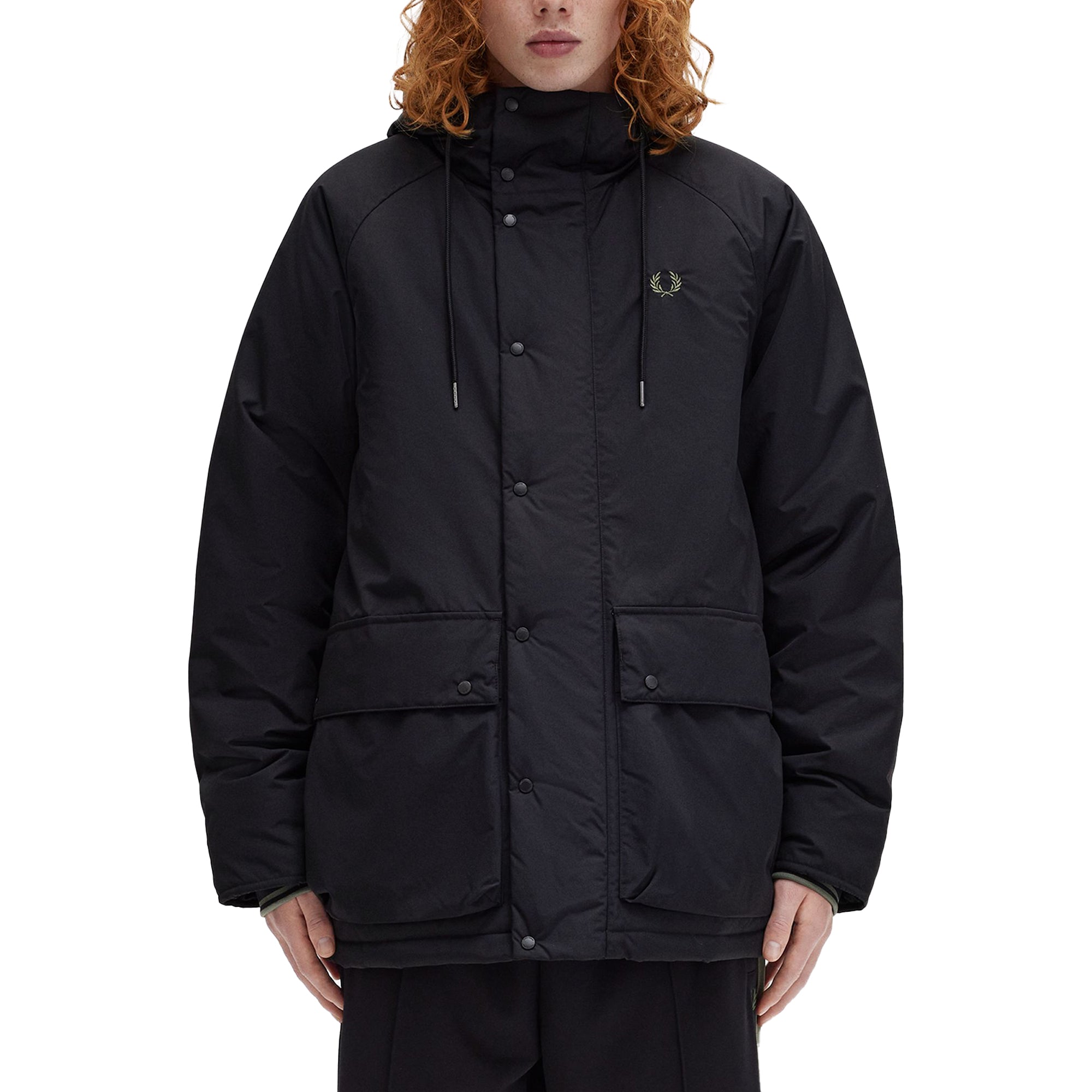 Fred Perry Padded Zip Through Jacket