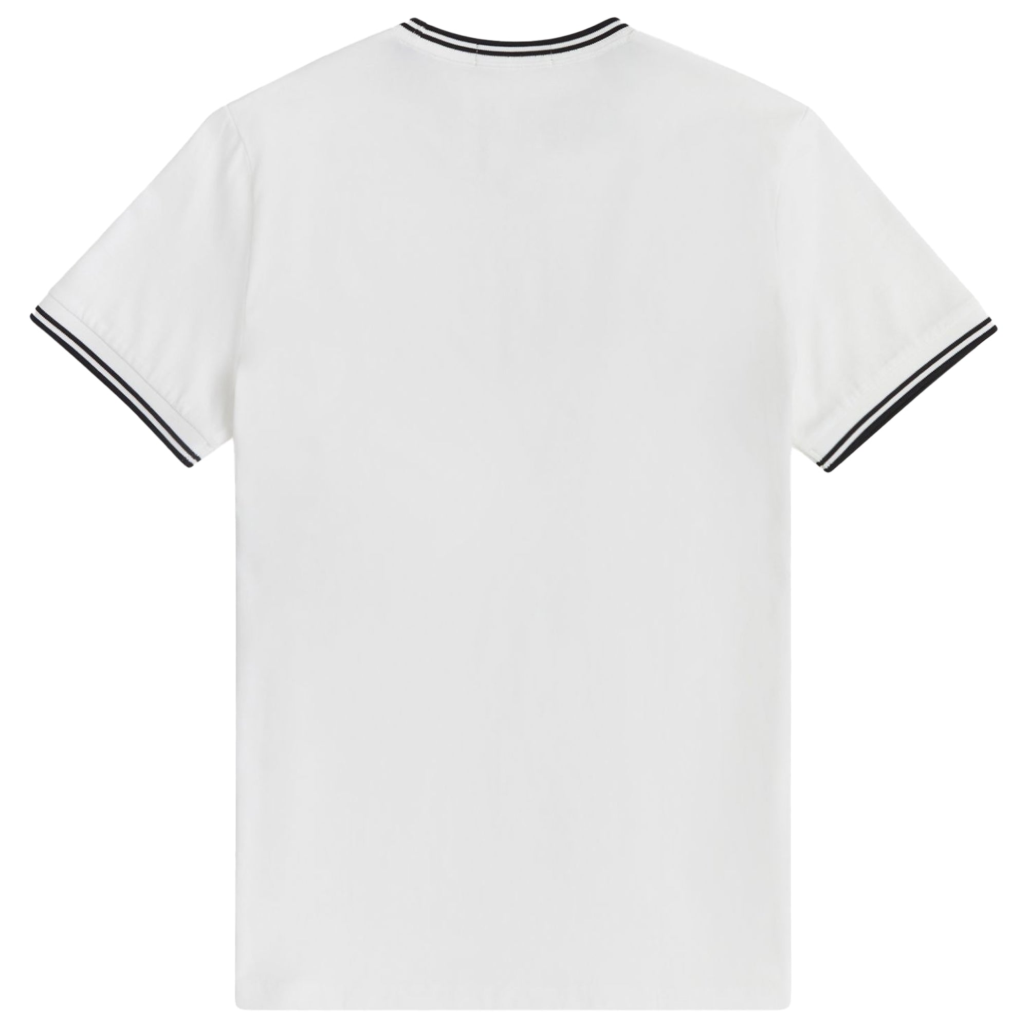 Rear view of Fred Perry Twin Tipped T-Shirt for Men in White