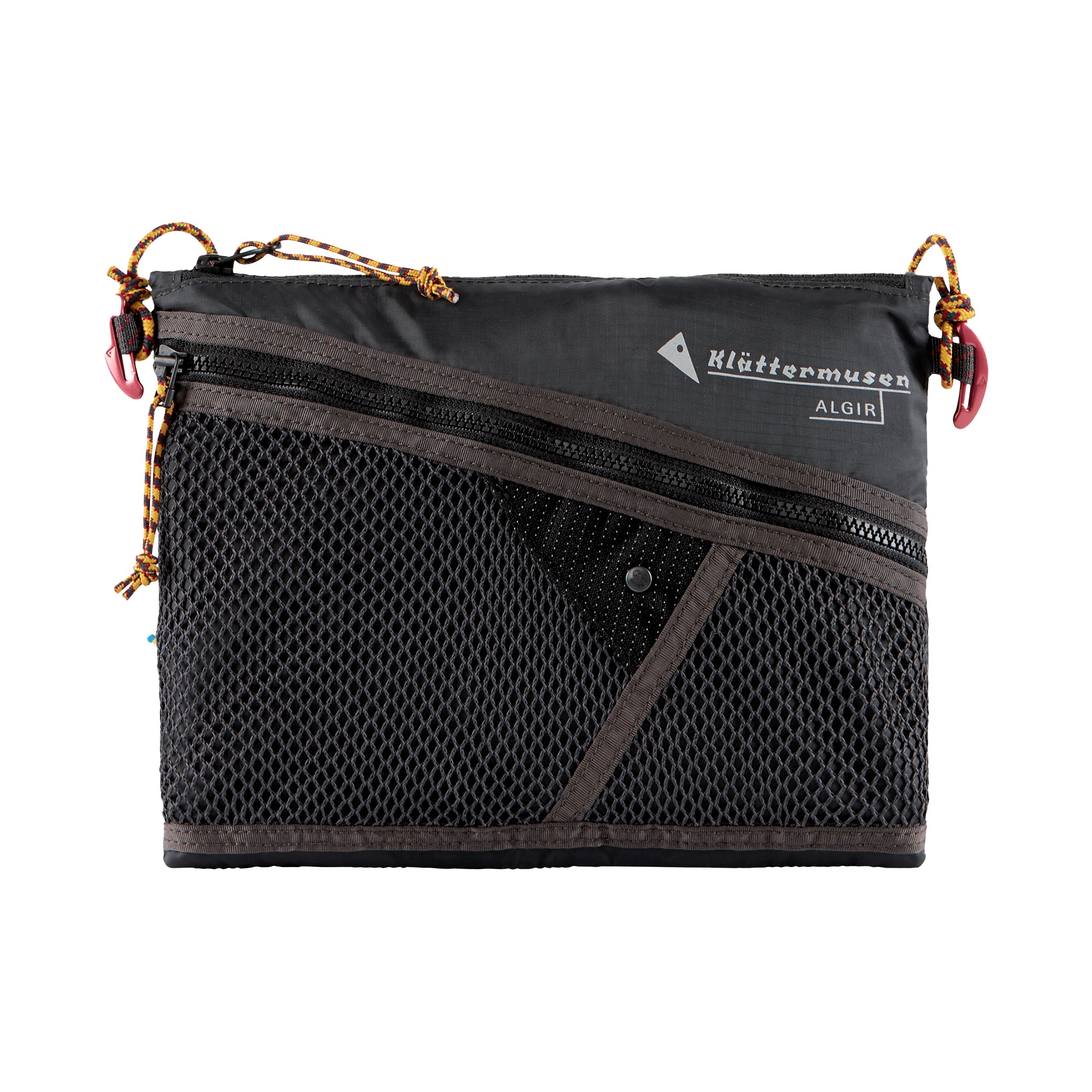 Front view of Klattermusen Algir Accessory Bag Medium in Raven