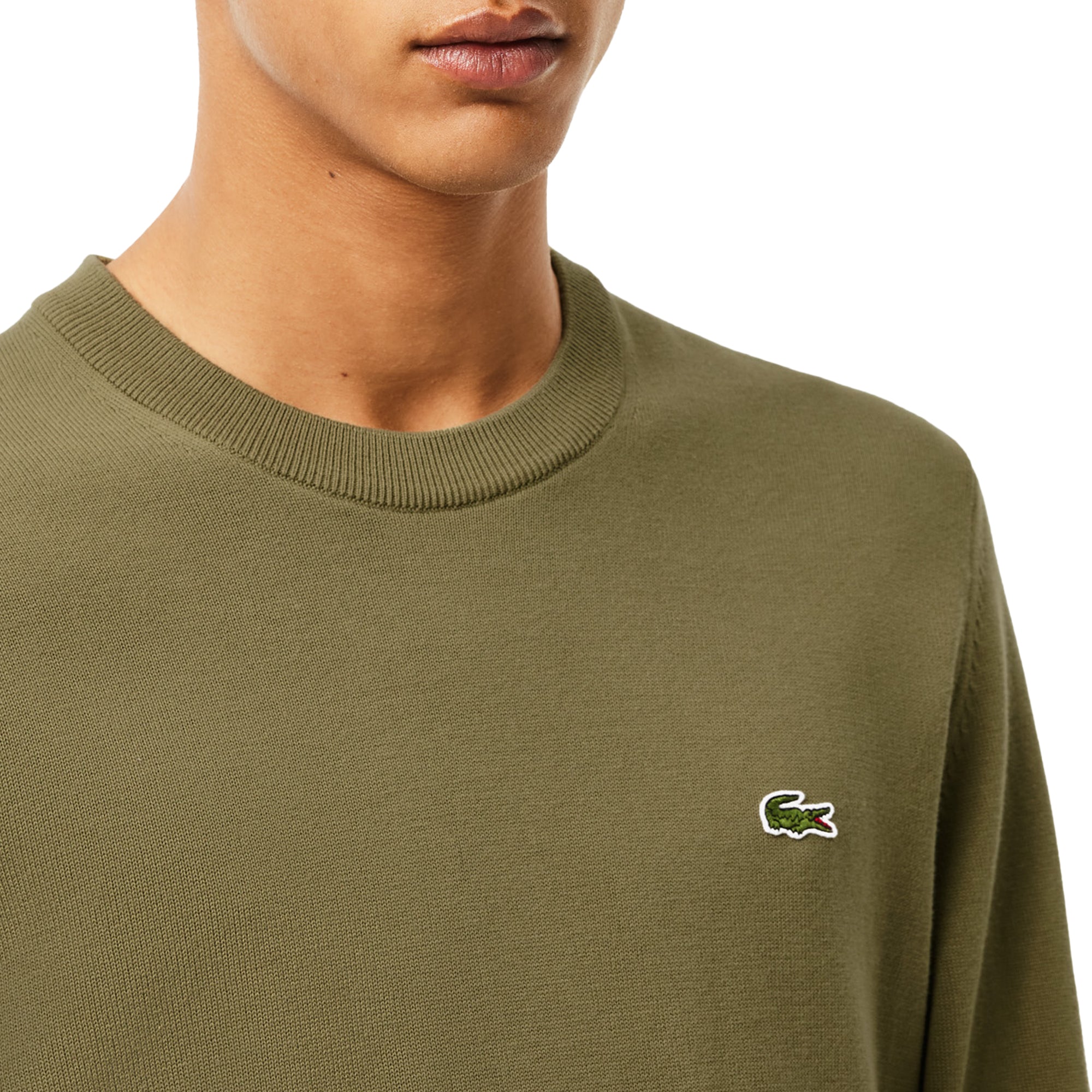 Lacoste AH1985 Cotton Crew Knit