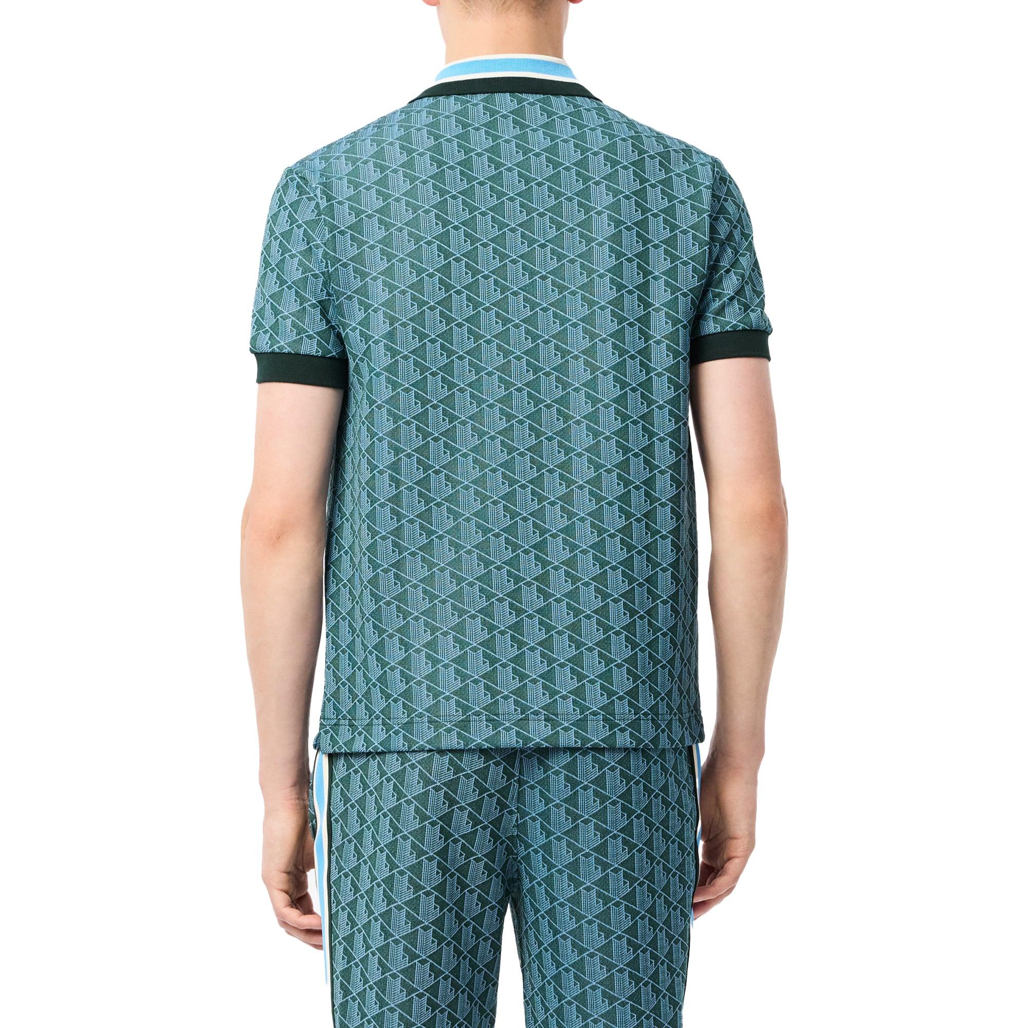 Lacoste DH1417 Jacquard Monogram Polo