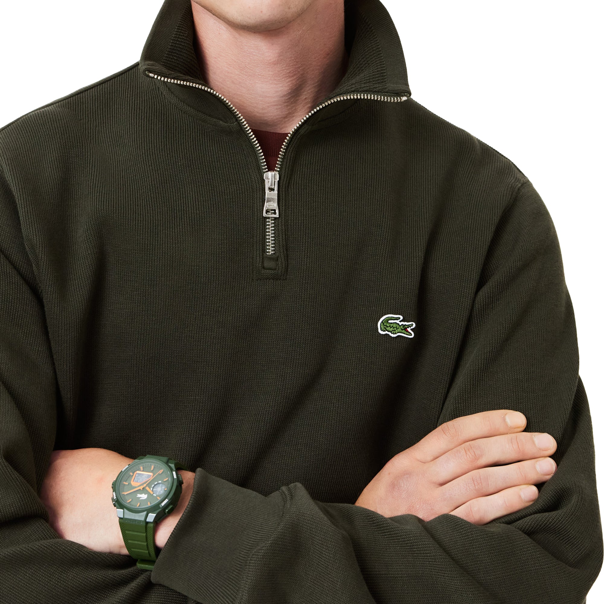 Lacoste SH1927 Quarter Zip Sweatshirt