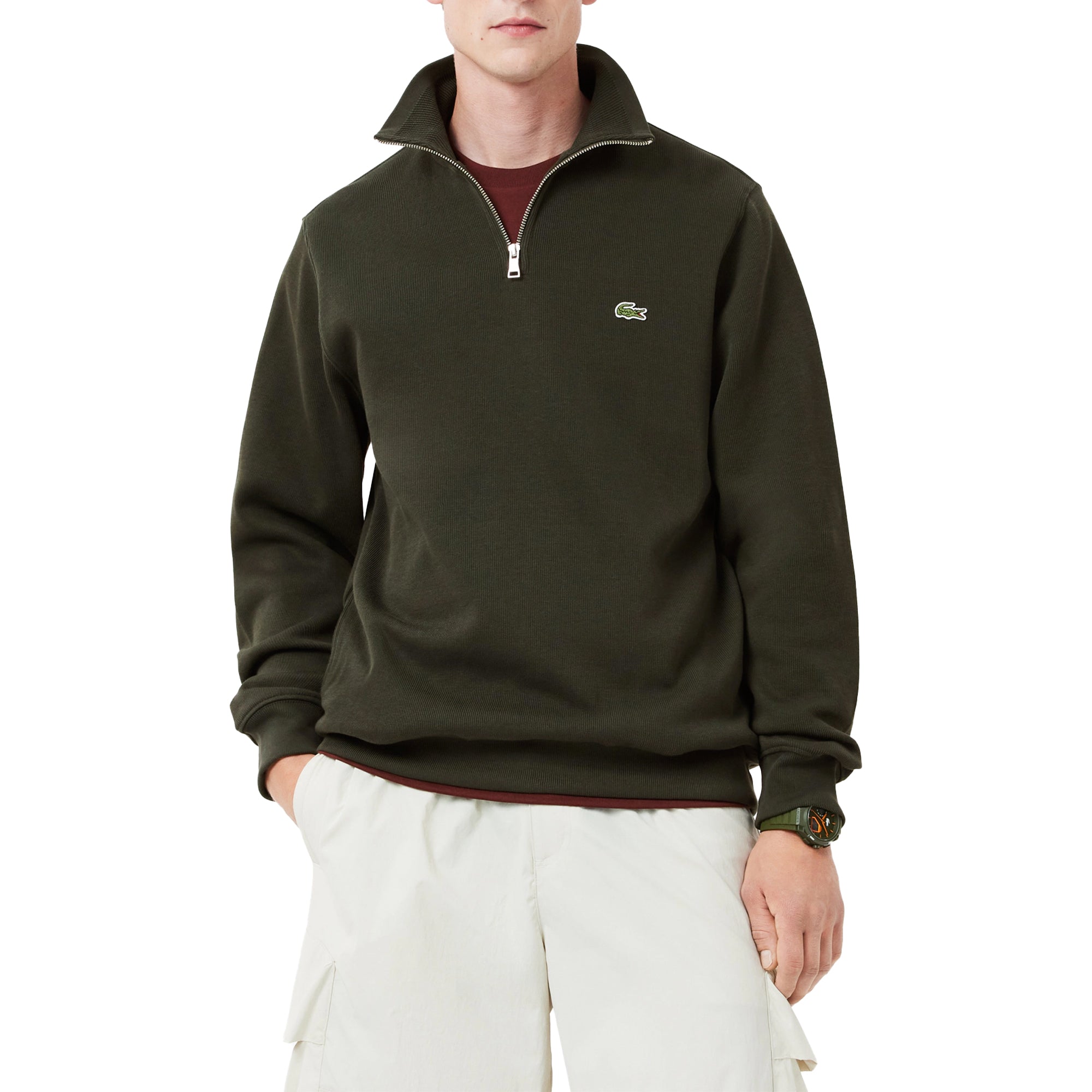 Lacoste SH1927 Quarter Zip Sweatshirt